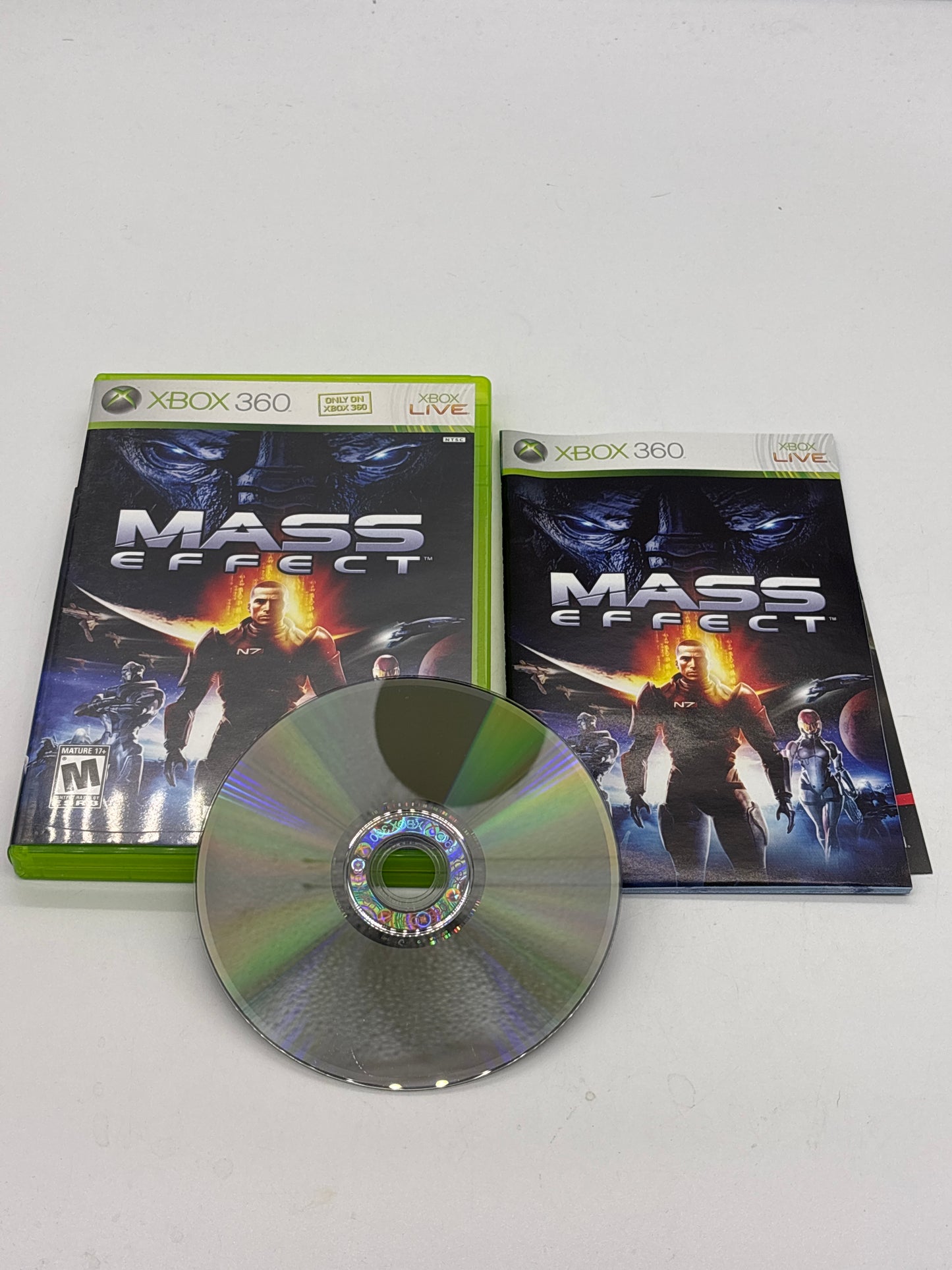 Auction Lot 123: Mass Effect Video Game XBOX 360 CIB