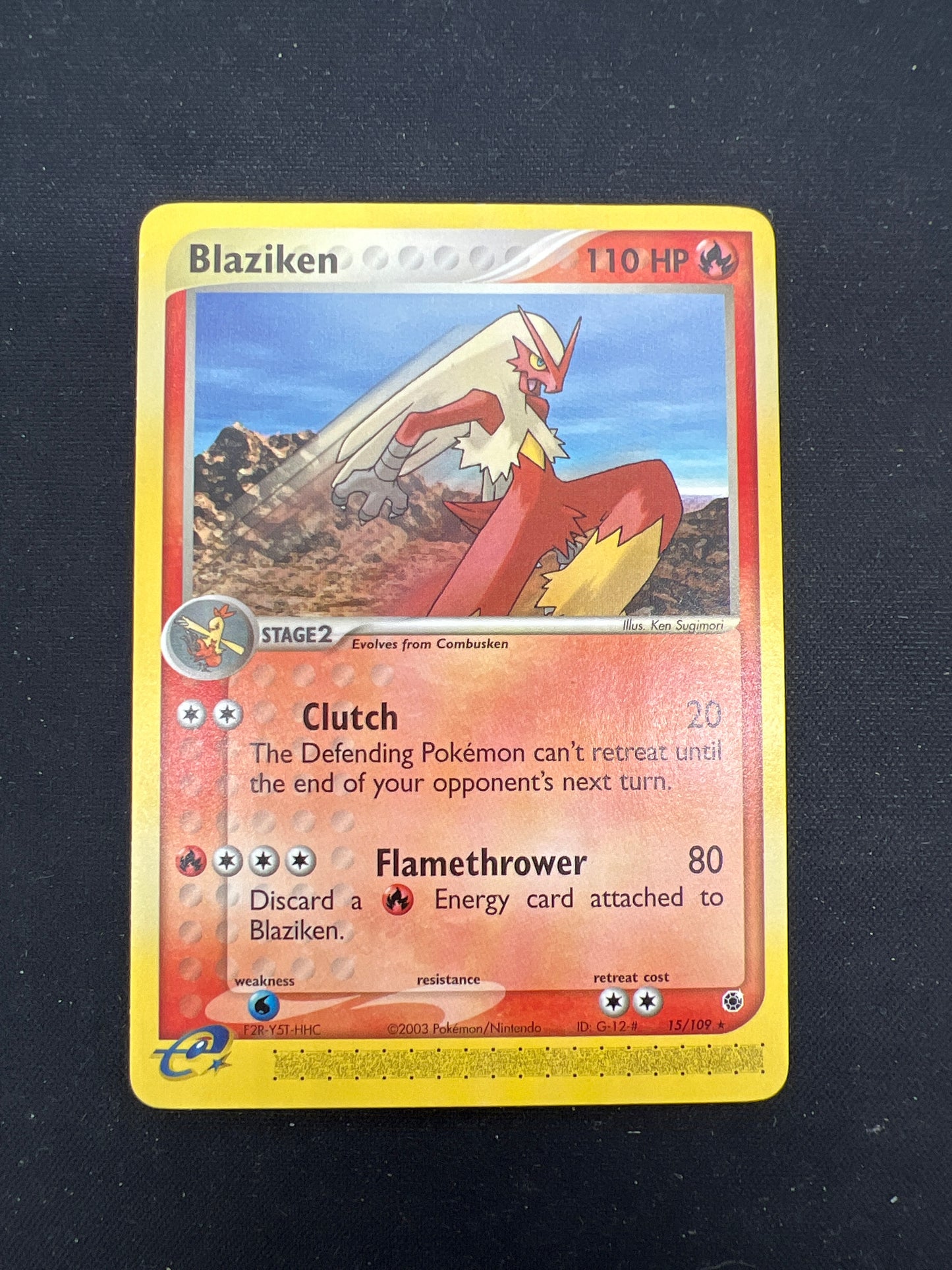 Auction Lot 158: Pokemon Cards Blaziken Ruby & Sapphire Conditions Vary