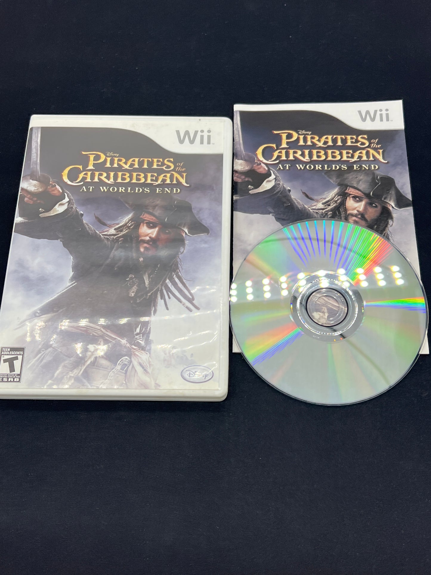Auction Lot 188: Wii Video Game Pirates of the Caribbean At World's End CIB