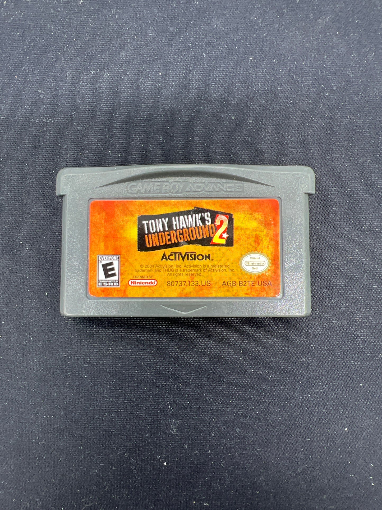 Auction Lot 37: Nintendo Gameboy Advance Video Game Loose Tony Hawks Underground 2