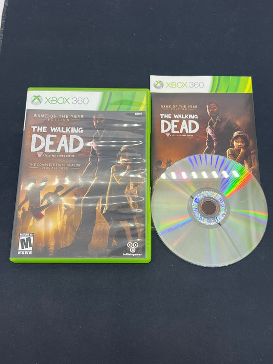 Auction Lot 172: XBOX 360 Video Game Telltale's The Walking Dead Season One GOTY CIB