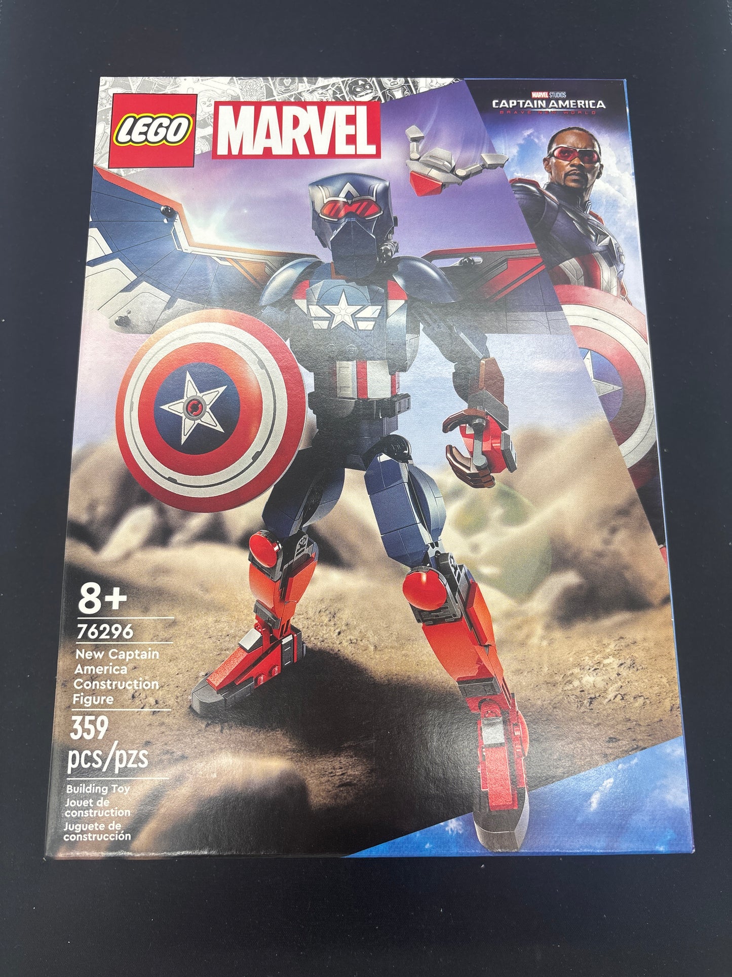 Auction Lot 96: Lego Marvel New Captain America Construction Figure
