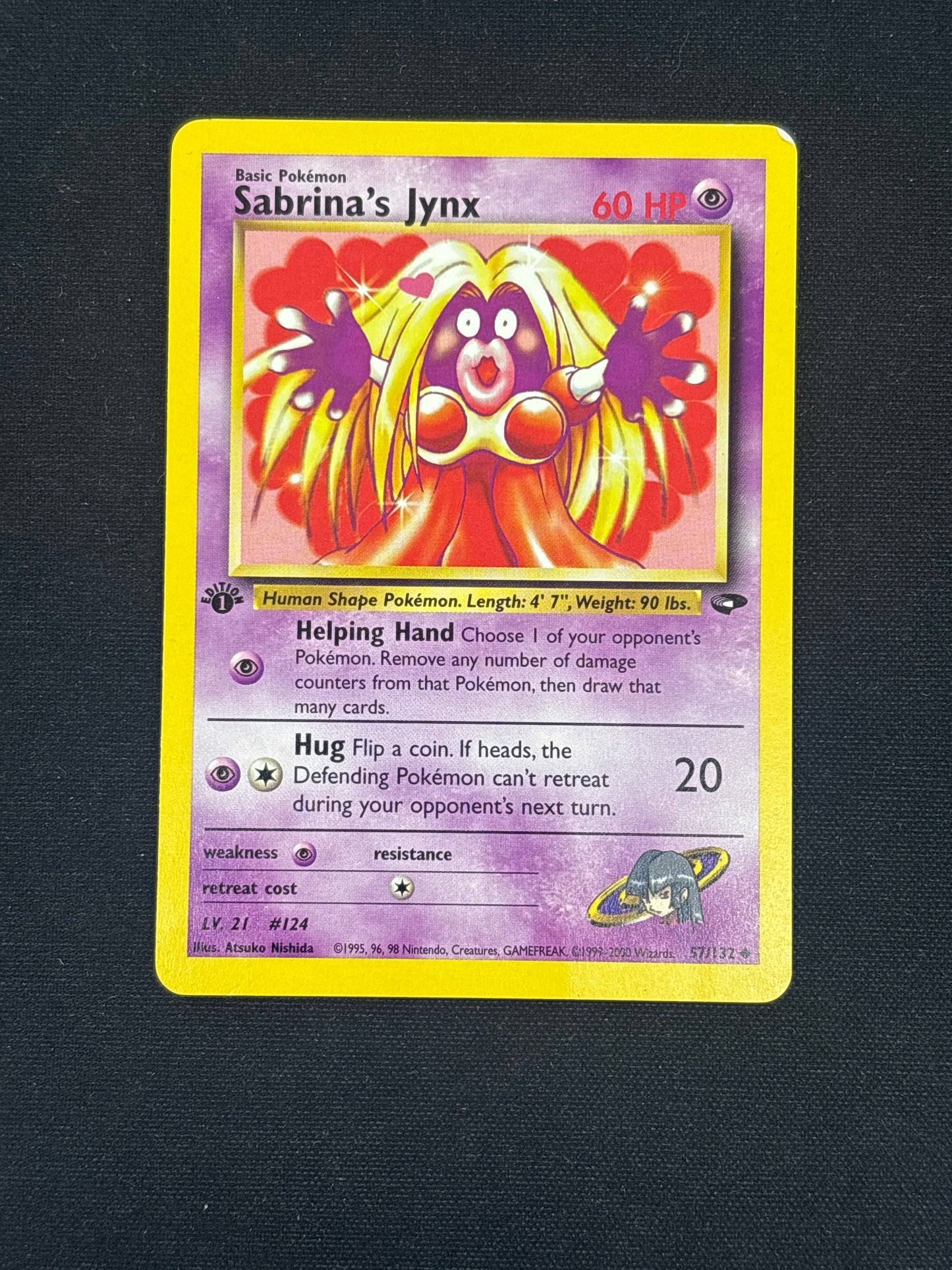 Auction Lot 26: Pokemon Cards Sabrina's Jynx 1st Edition Gym Challenge Conditions Vary