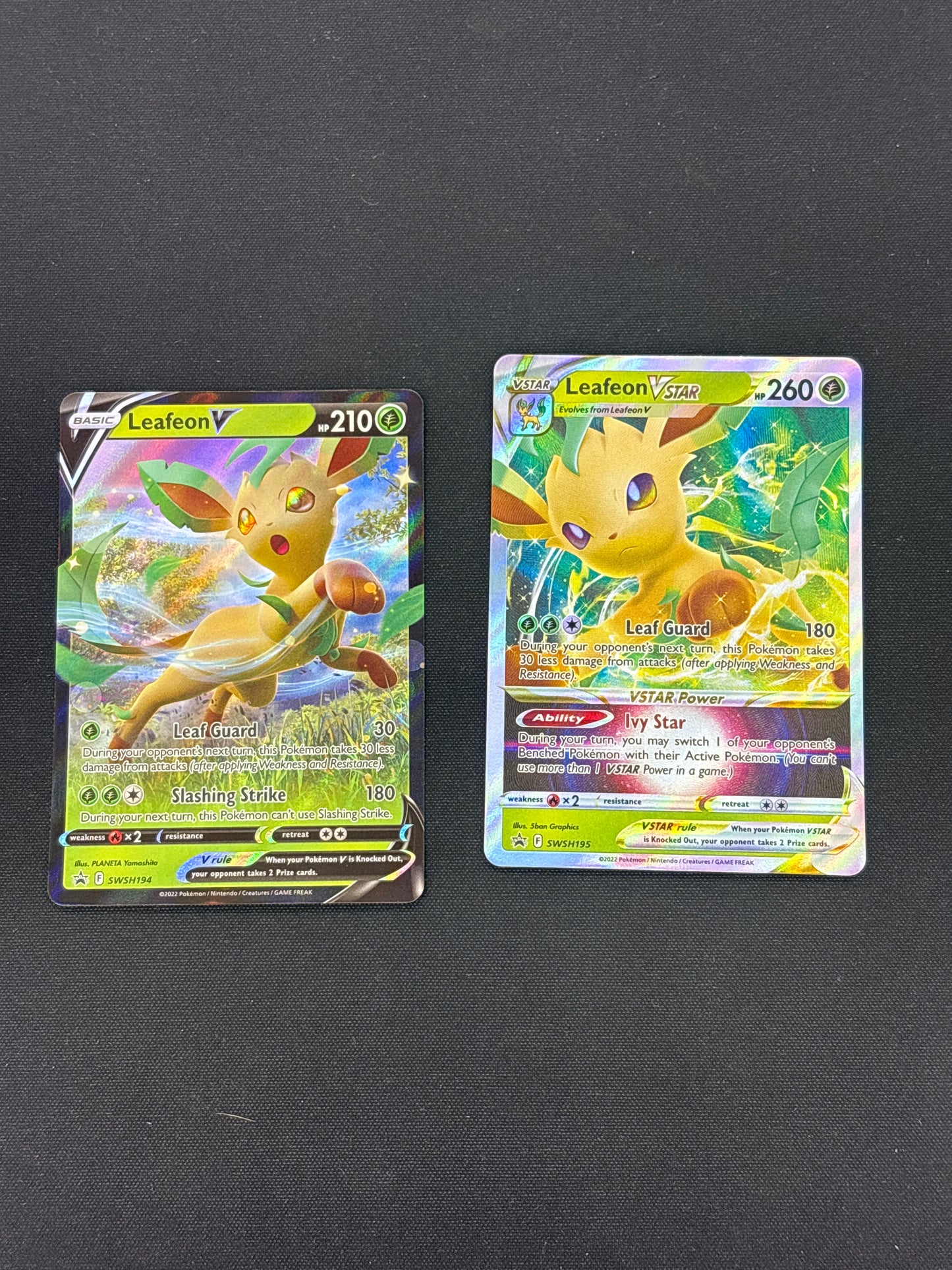Auction Lot 228: Leafeon V Black Star Promo Card Lot Conditions Vary