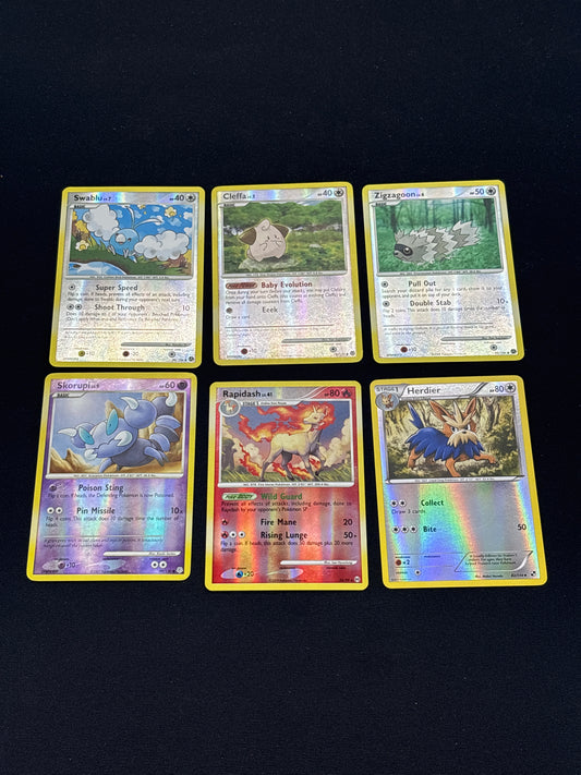 Auction Lot 37: Pokemon Mid Era Reverse Holo Rare Card Lot 11 Conditions Vary