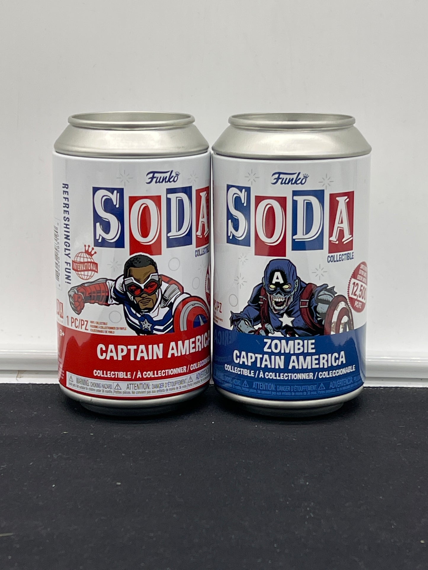 Auction Lot 28: Funko Soda Lot of 2 Captain America & Zombie Captain America