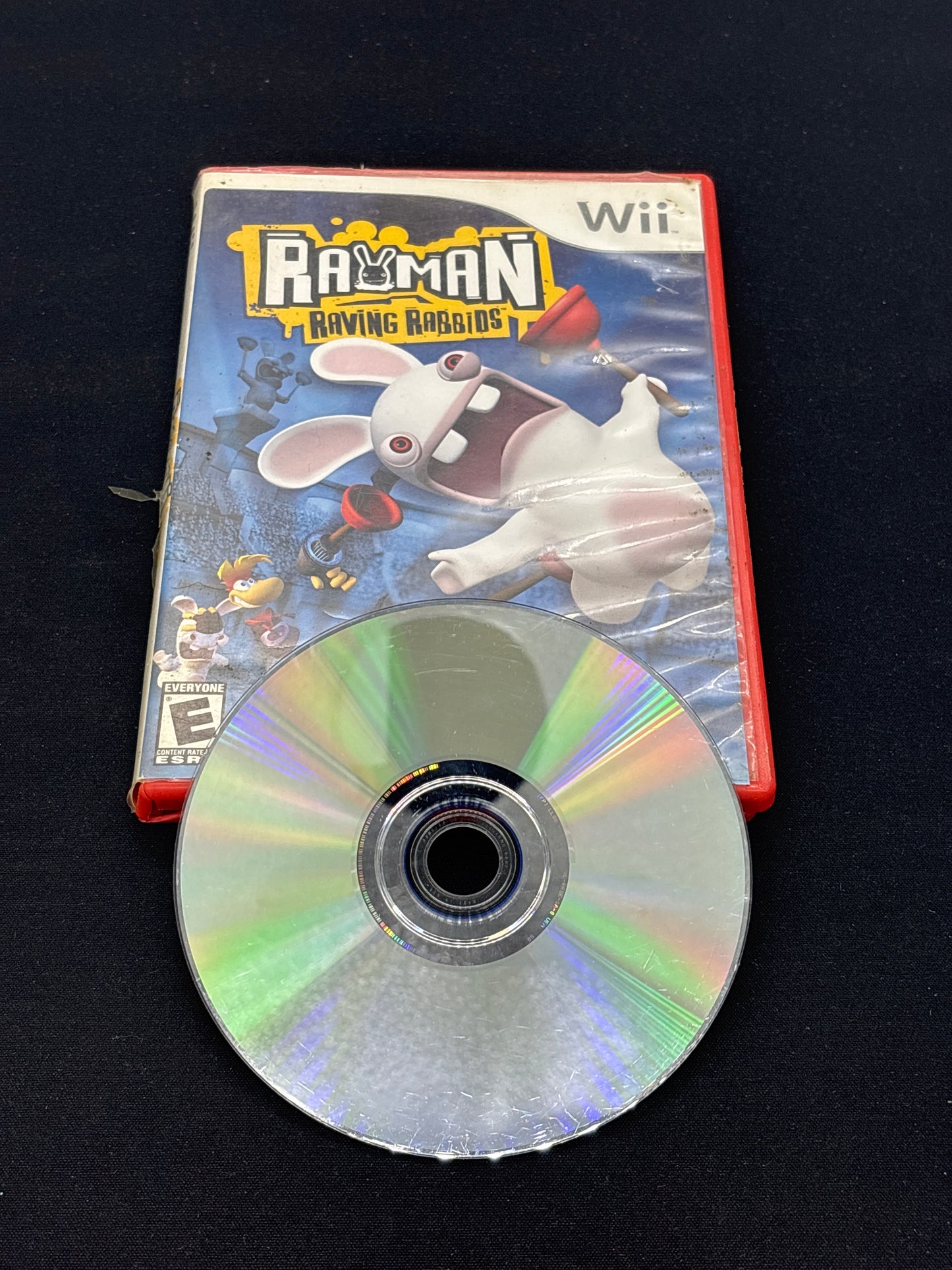 Auction Lot 152: Nintendo WII Rayman Raving Rabbids Video Game