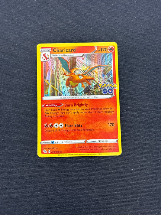 Auction Lot 366: Charizard Pokemon Go Holo Card Conditions Vary