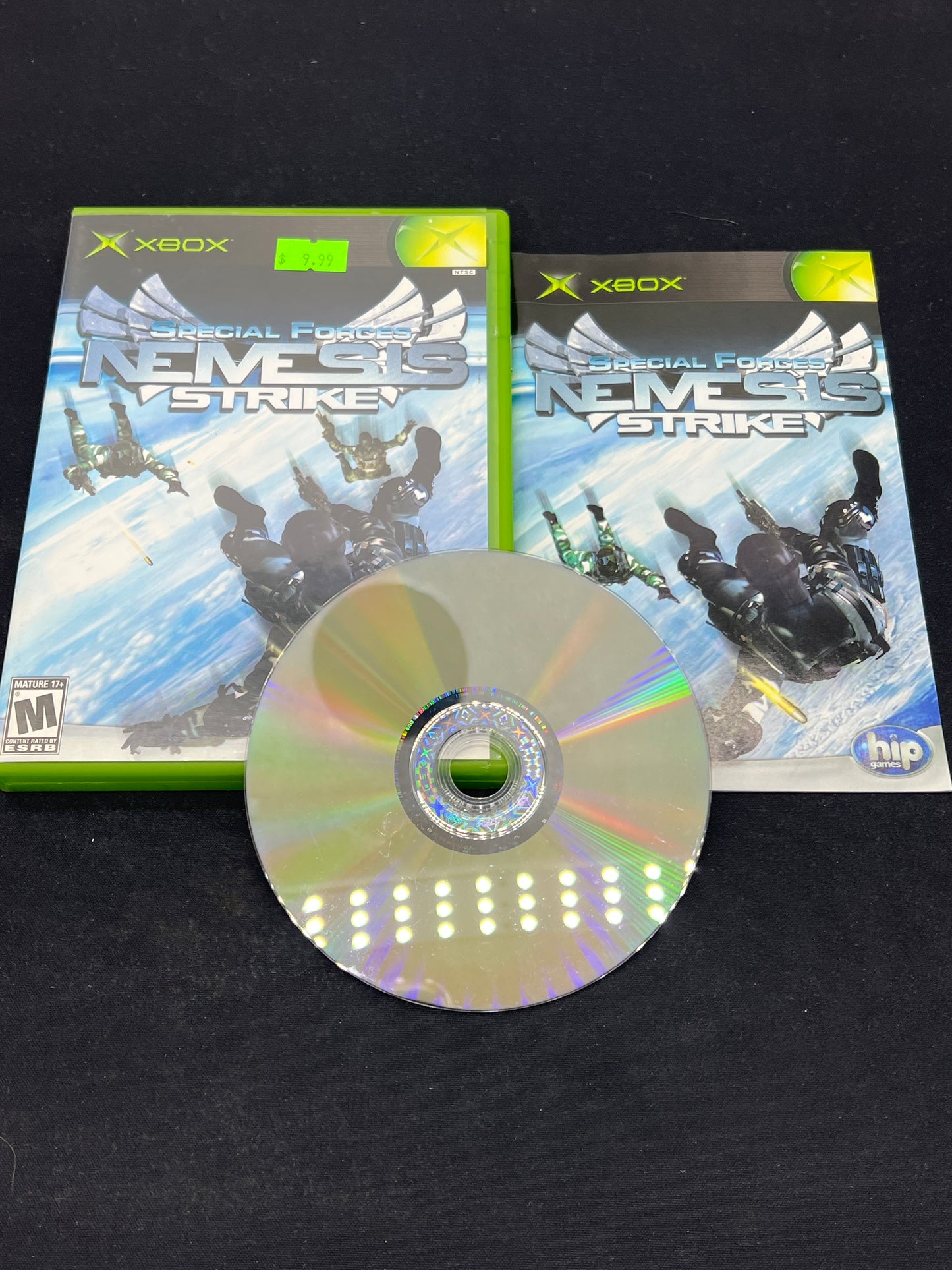 Auction Lot 62: XBOX Video Game Special Forces Nemesis Strike CIB