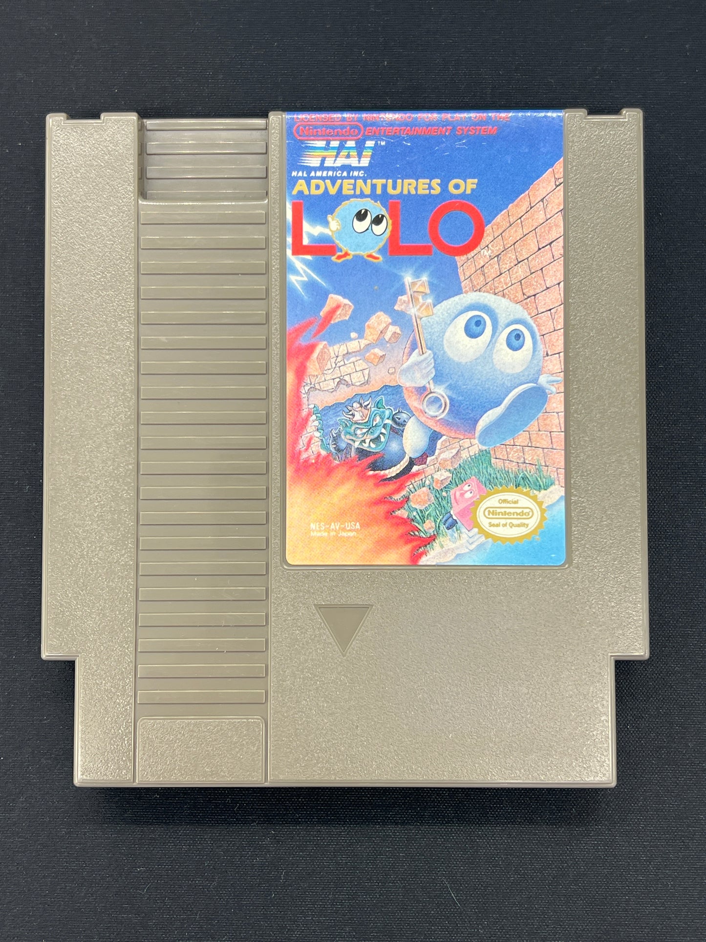 Auction Lot 339: NES Adventures of LOLO Cartridge Only