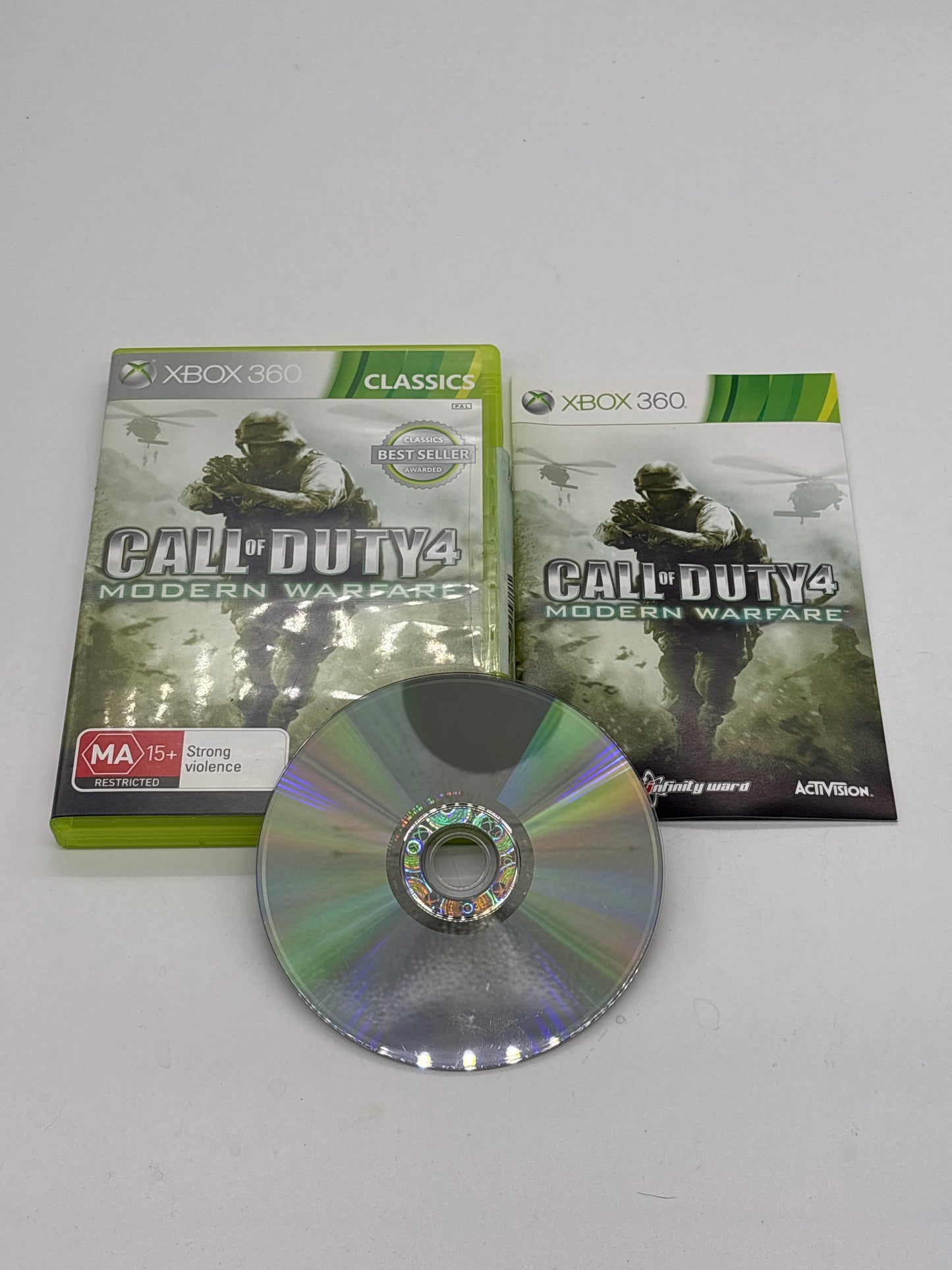 Auction Lot 137: Call of Duty Modern Warfare Video Game XBOX 360 PAL Region CIB