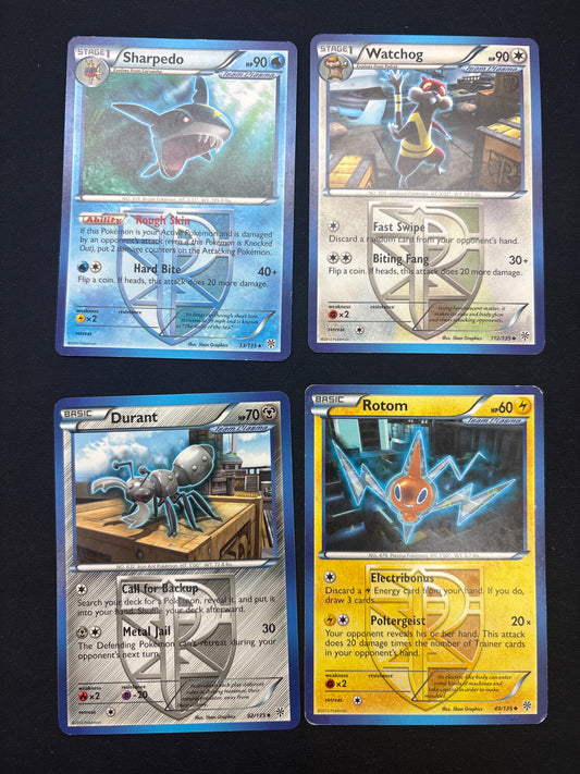 Auction Lot 361: Pokemon Cards Lot of 4 Assorted BW Era Conditions Vary