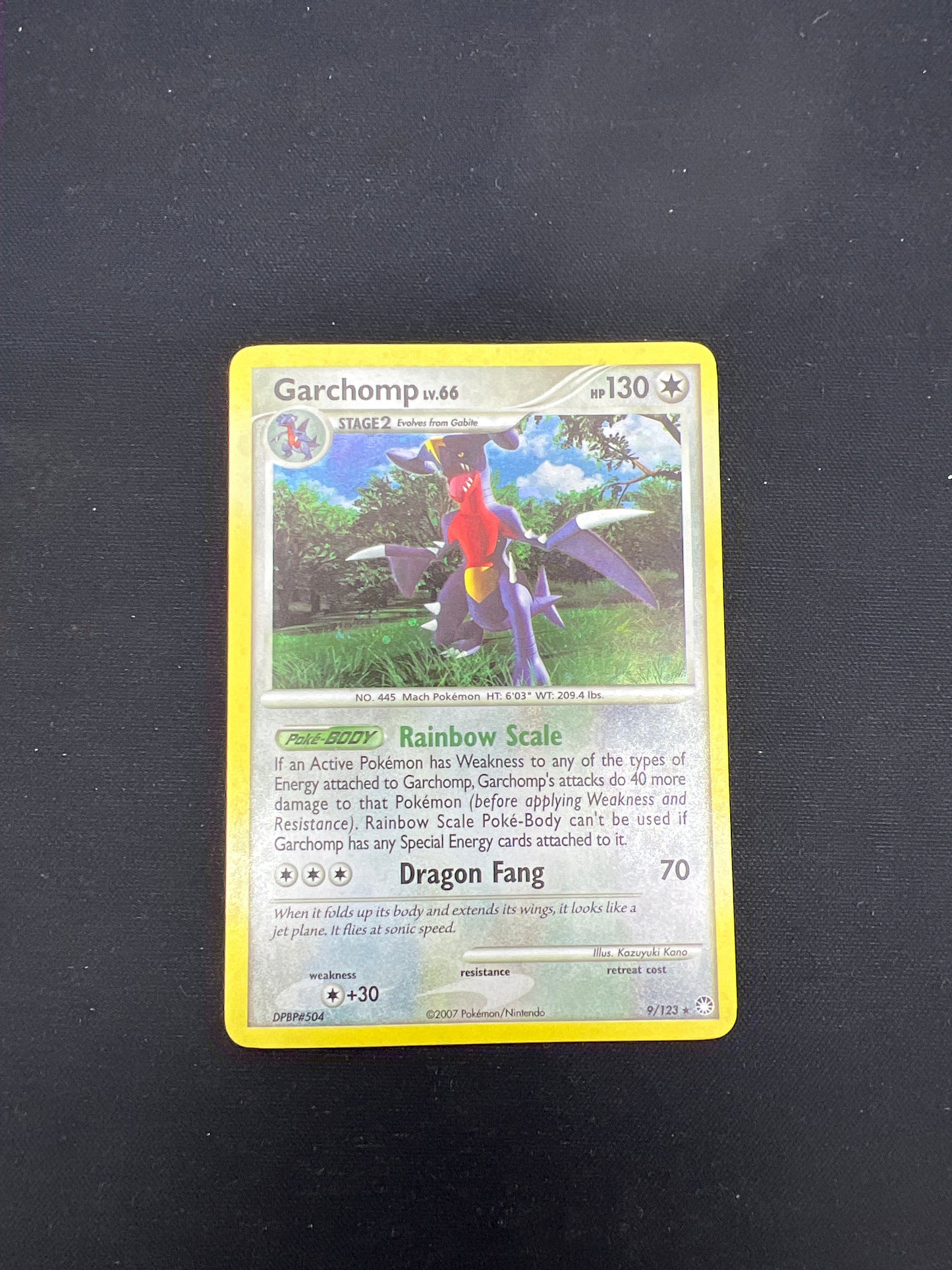 Auction Lot 309: Pokemon Cards Garchomp Mid Era Holo Condition Vary
