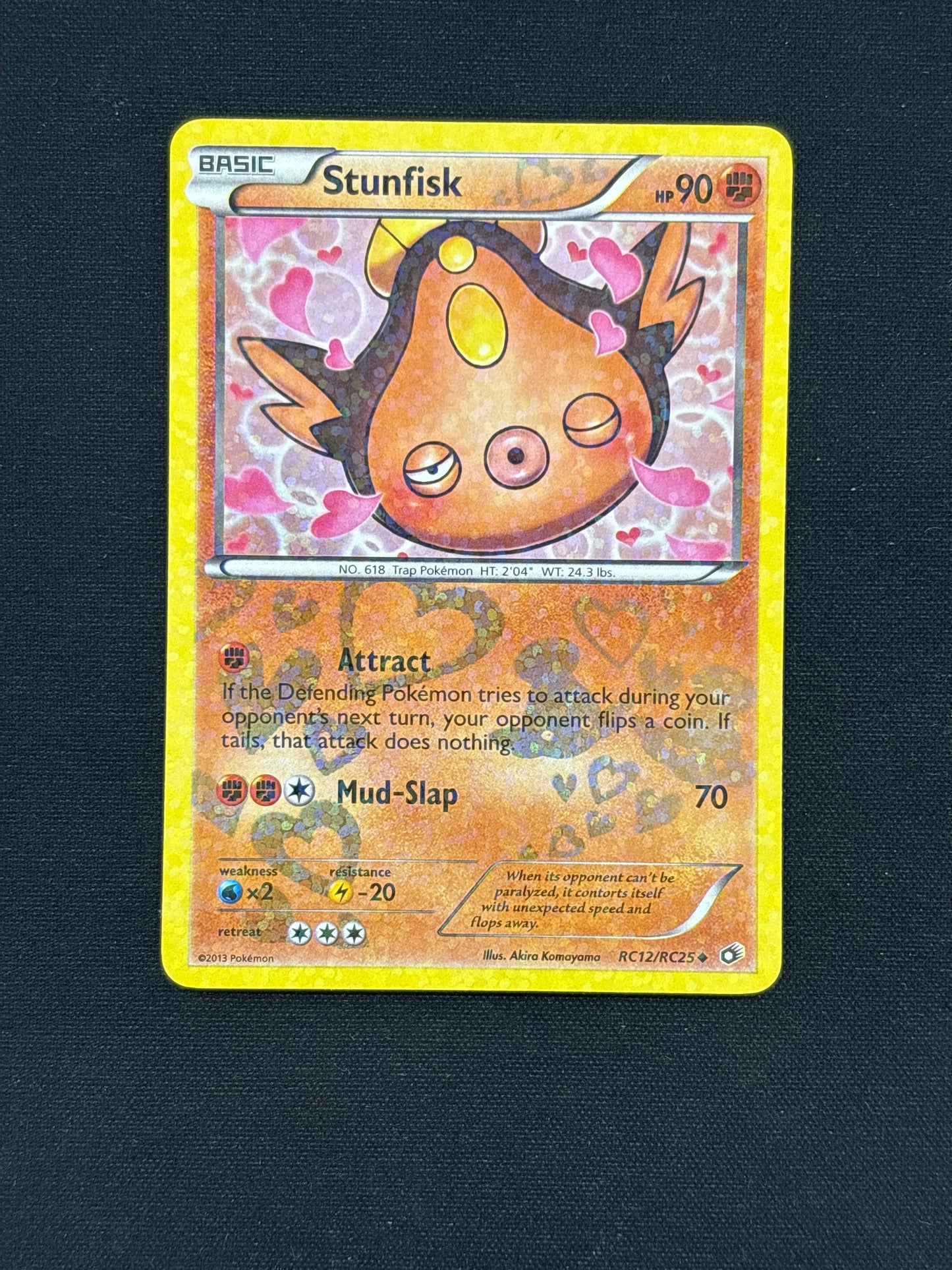 Auction Lot 18: Pokemon Card Stunfisk Radiant Collection Conditions Vary