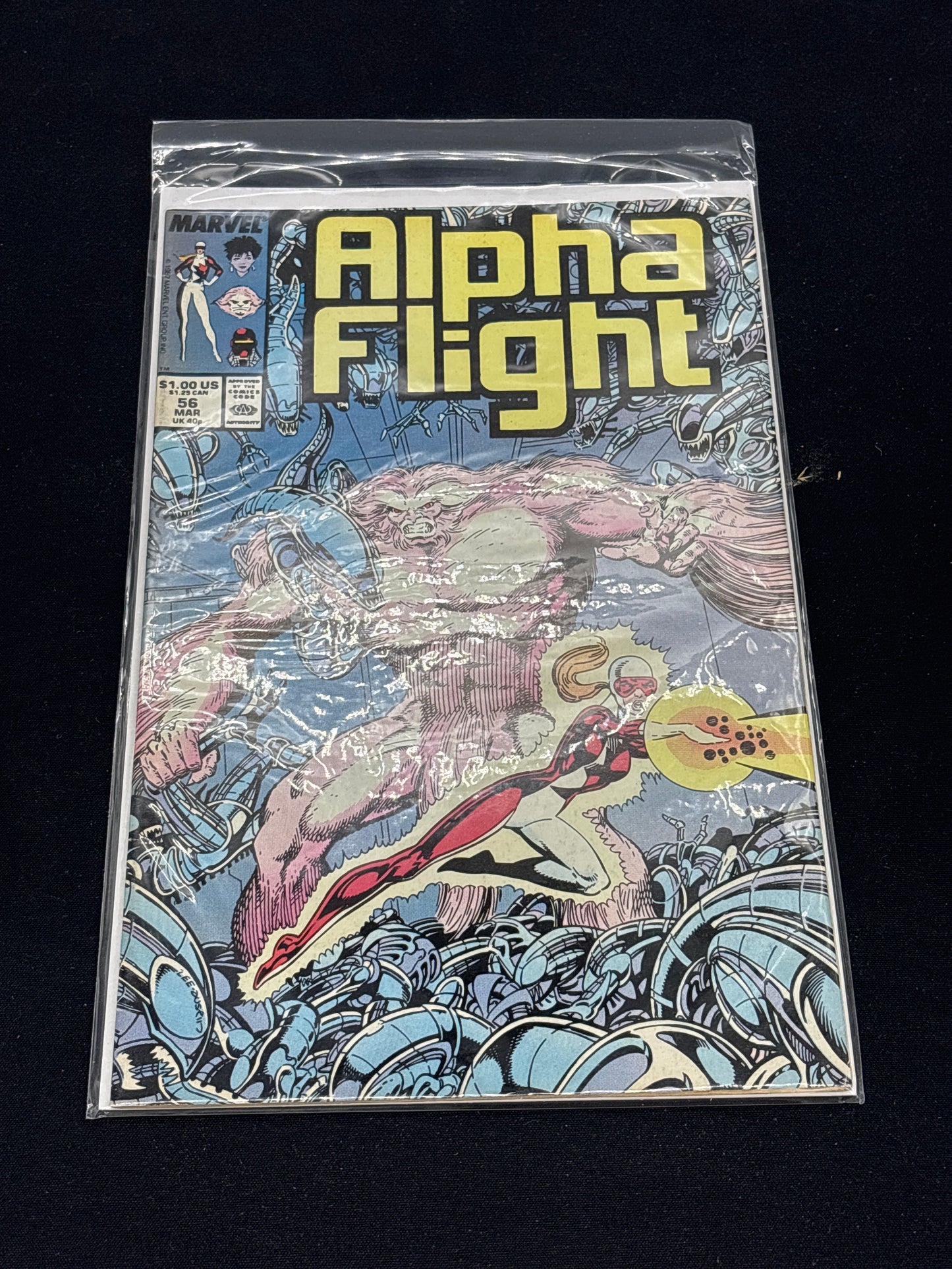Auction Lot 89: Marvel Comics Alpha Flight Issue 56 Comic Book