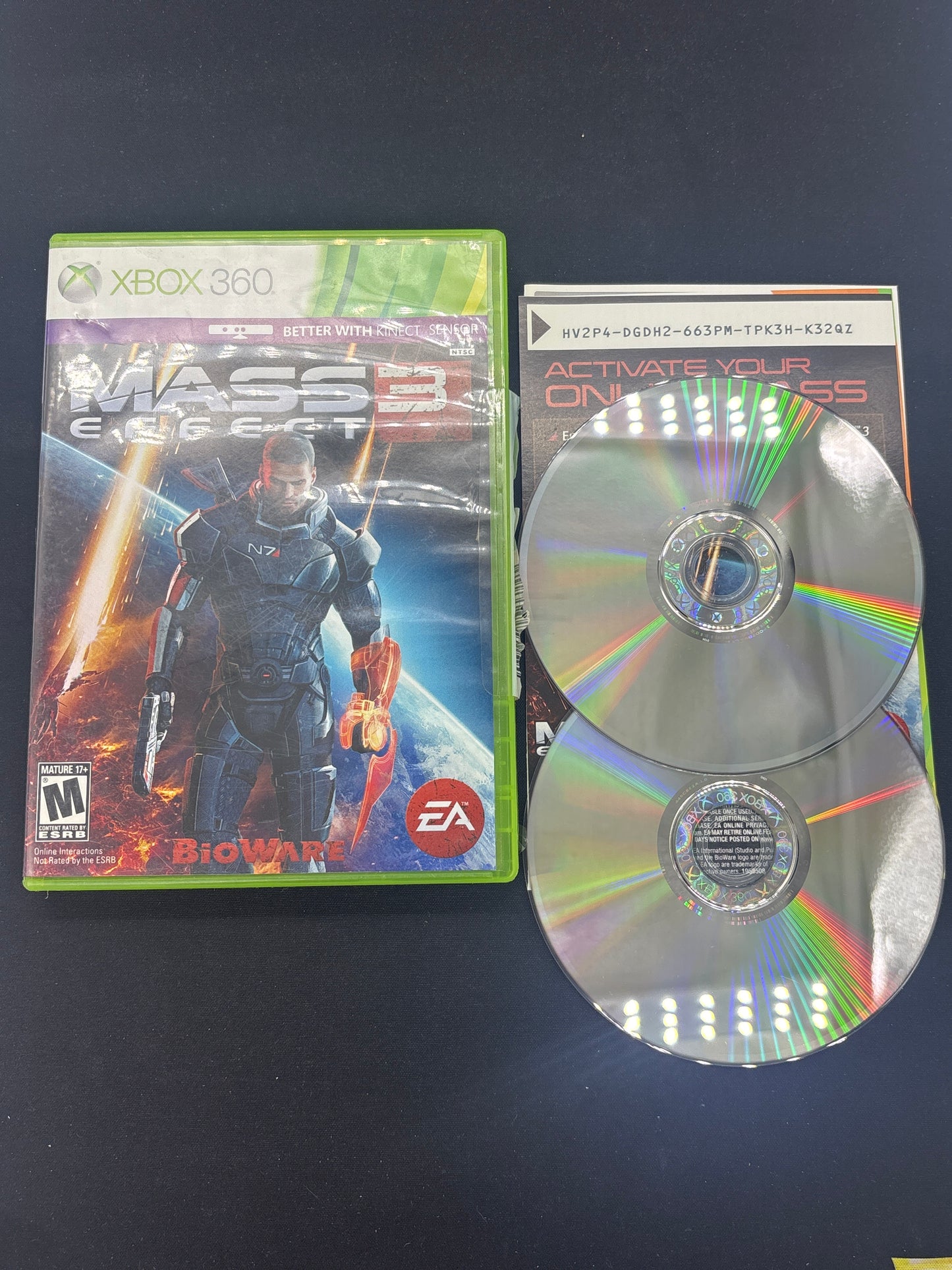 Auction Lot 160: Mass Effect 3 Video Game XBOX 360 CIB