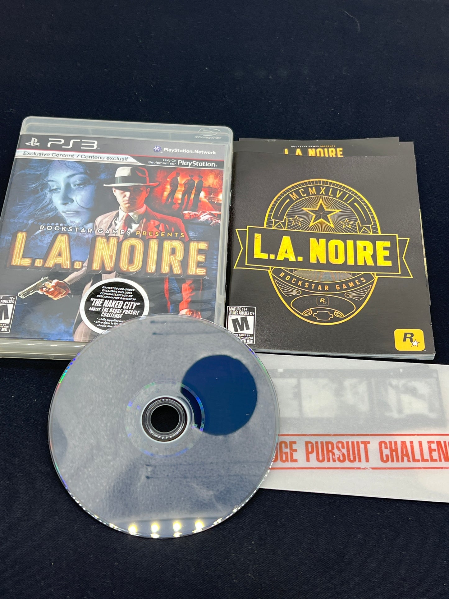 Auction Lot 102: PS3 Video Game LA Noire CIB