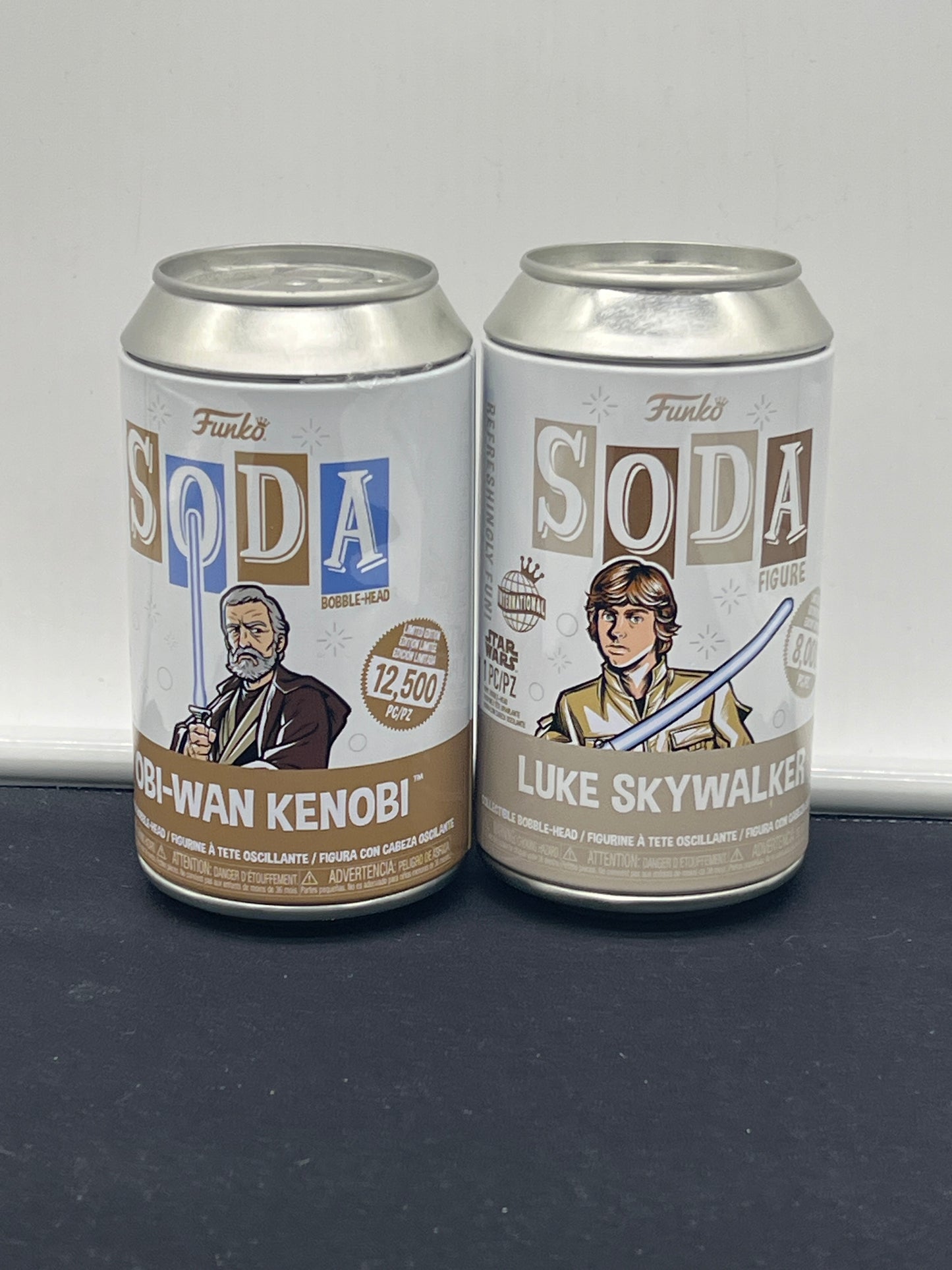 Auction Lot 124: Funko Soda Lot of 2 Obi Wan Kenobi & Luke Skywalker