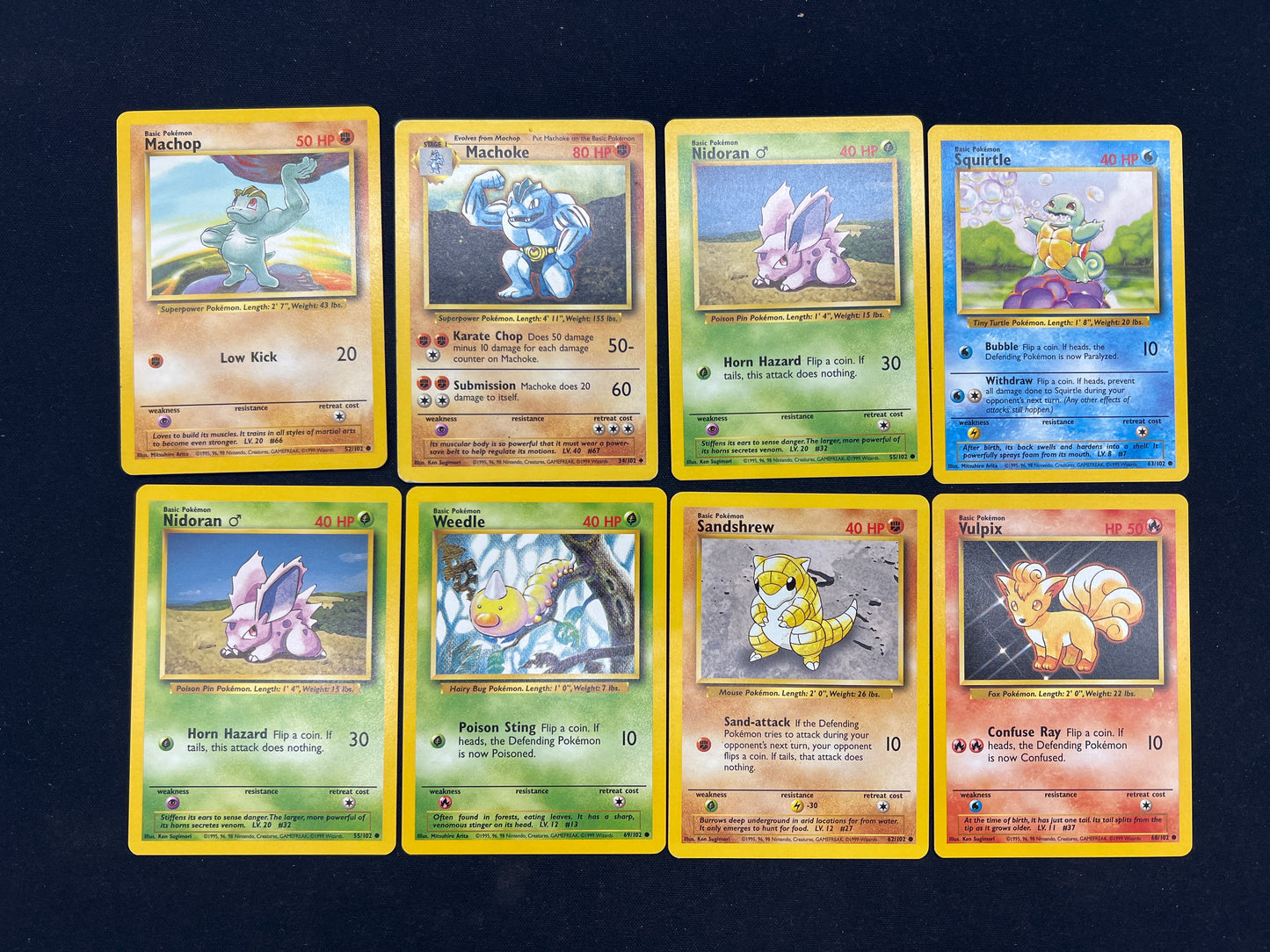 Auction Lot 381: Pokemon Cards WOTC Base Set Card Lot 1 Conditions Vary