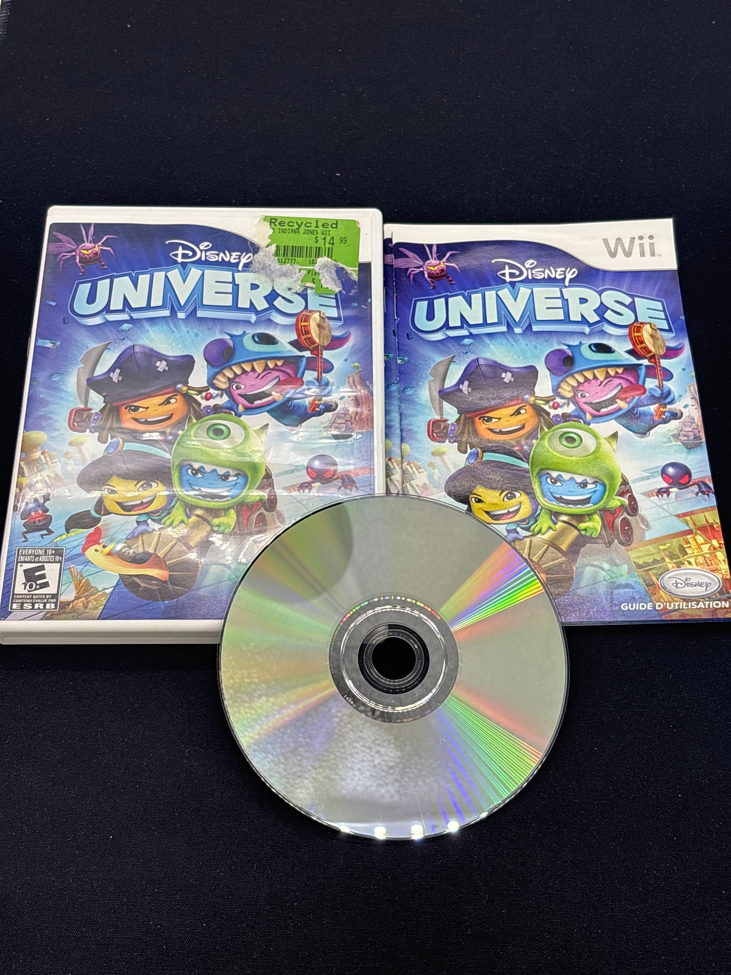 Auction Lot 148: Nintendo WII Disney Universe Video Game CIB
