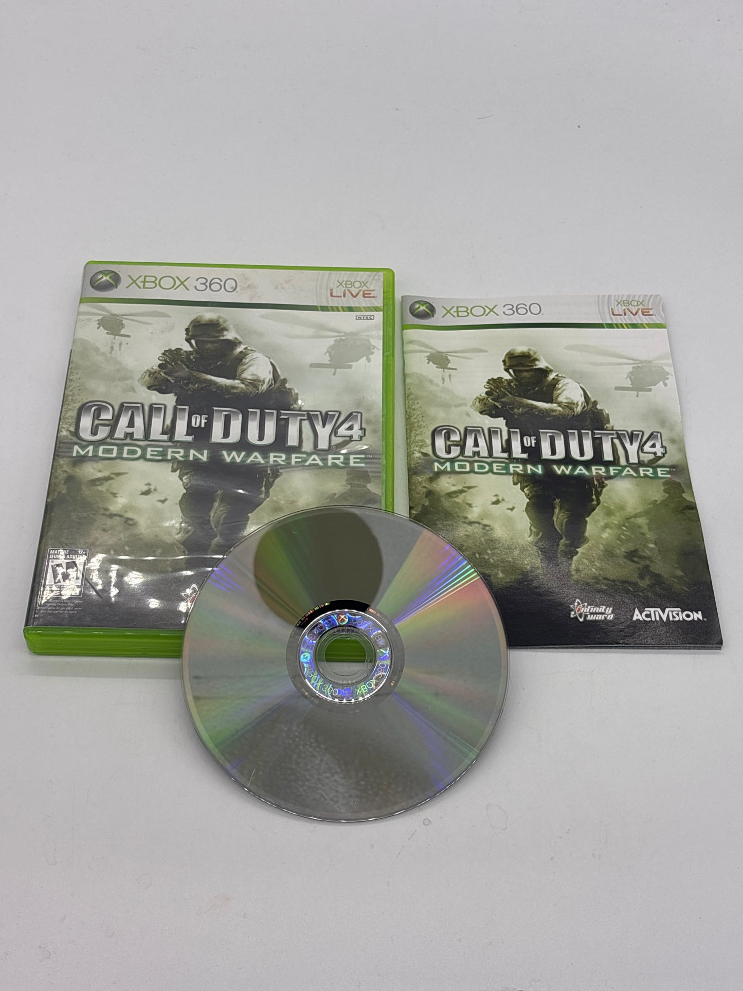 Auction Lot 110: Call of Duty Modern Warfare Video Game XBOX 360 CIB