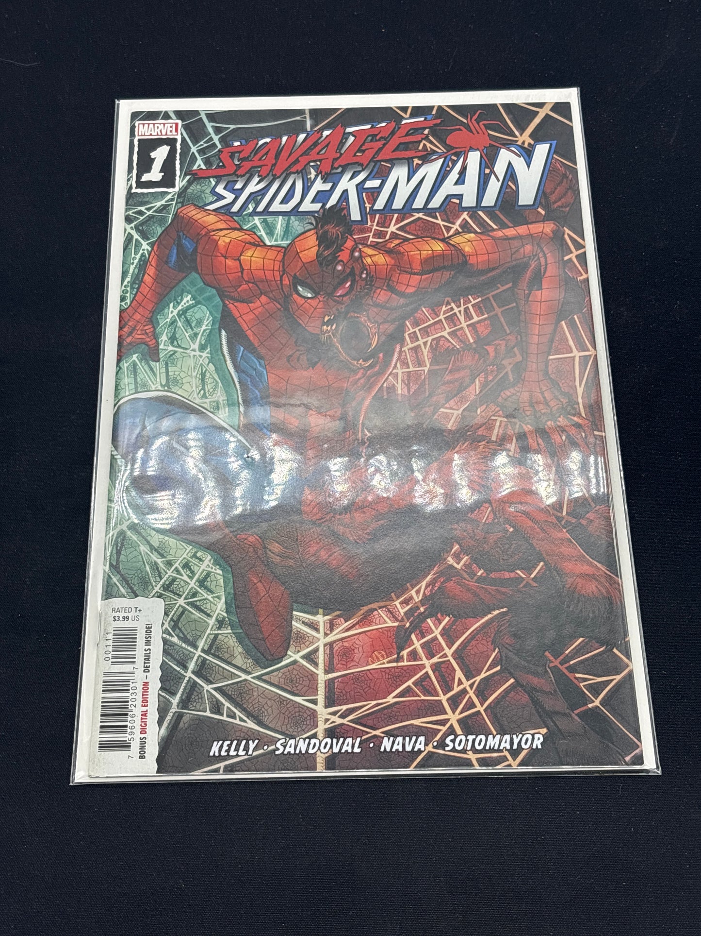 Auction Lot 306: Marvel Comics Savage Spider-man 1st Issue Comic Book