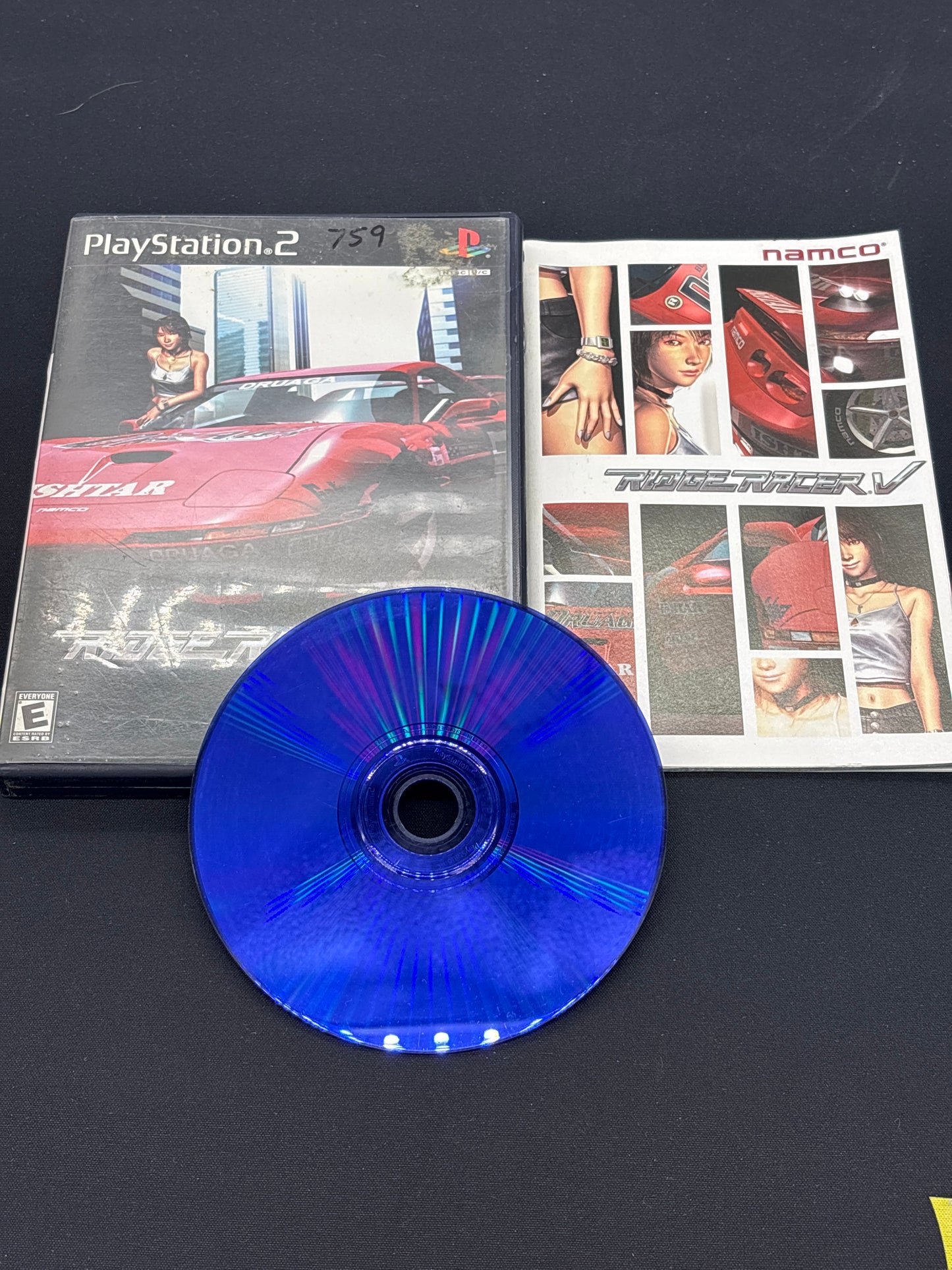 Auction Lot 166: PlayStation 2 Ridge Racer V with Case & Disc
