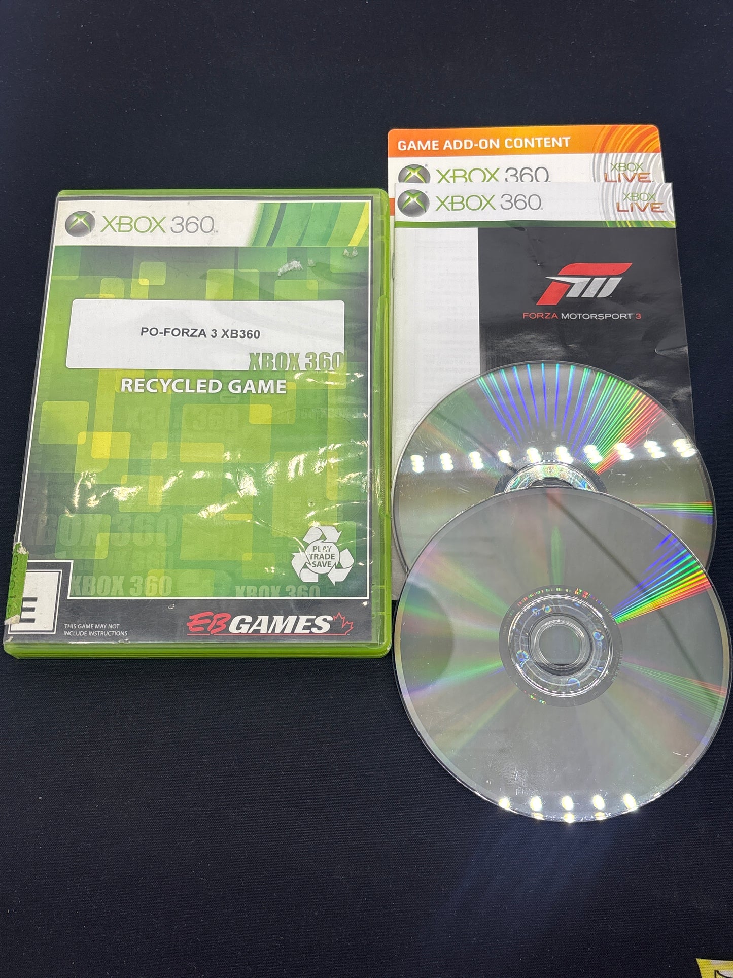 Auction Lot 177: XBOX 360 Video Game Forza Motorsports 3