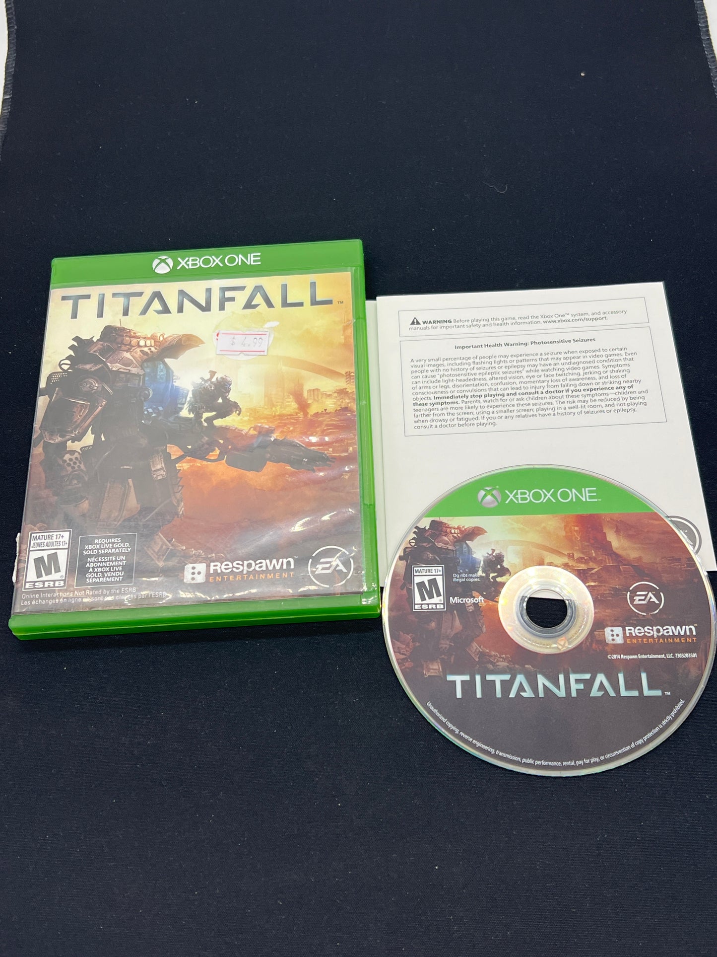 Auction Lot 90: XBOX One Titanfall CIB
