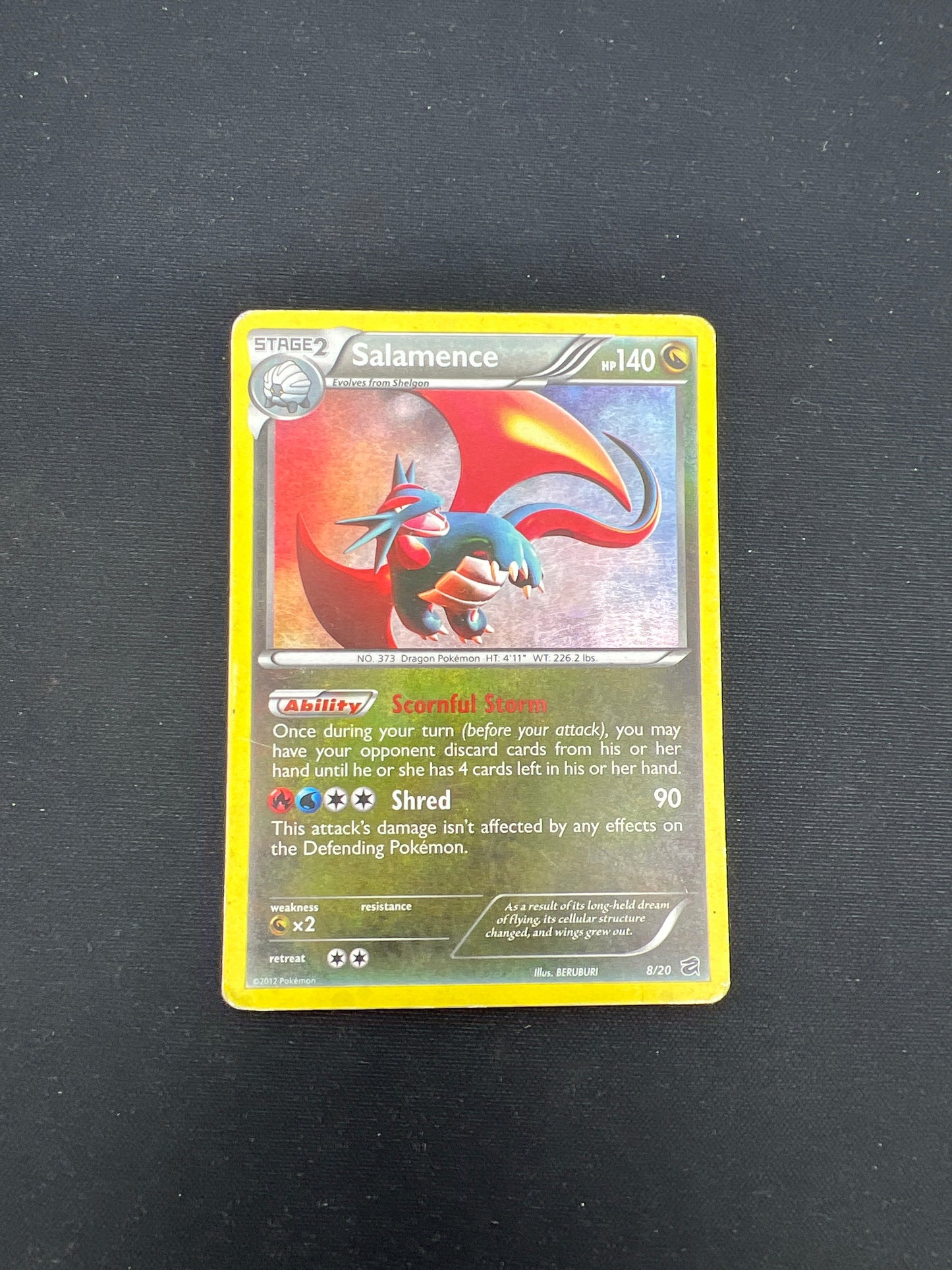 Auction Lot 227: Pokemon Cards Salamence Holo Dragon Vault Condition Vary