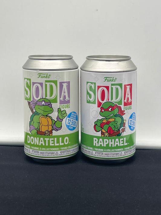 Auction Lot 66: Funko Soda Lot of 2 Donatello Raphael