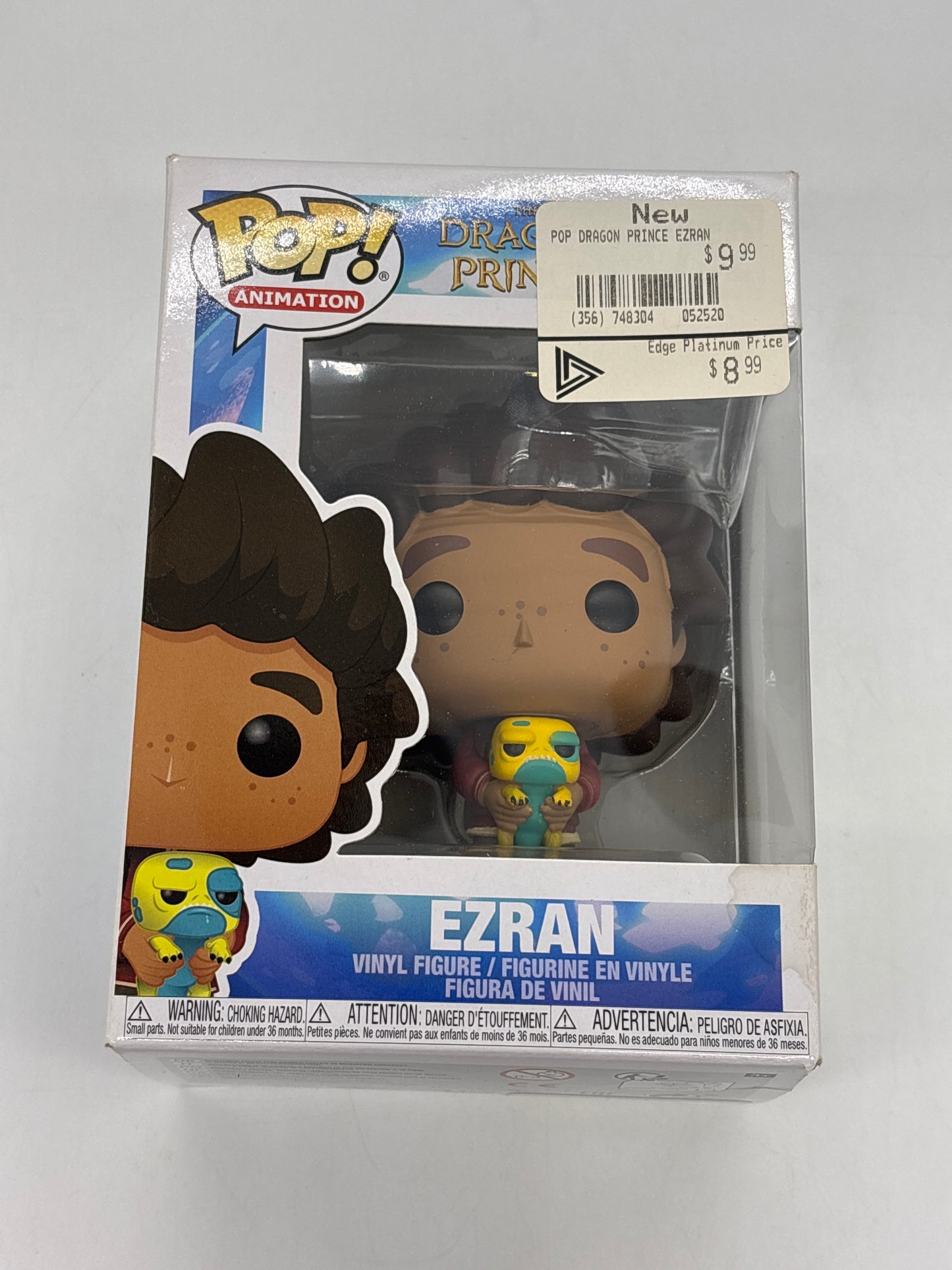 Auction Lot 231: Pop Funko The Dragon Prince Ezran 752 Figure