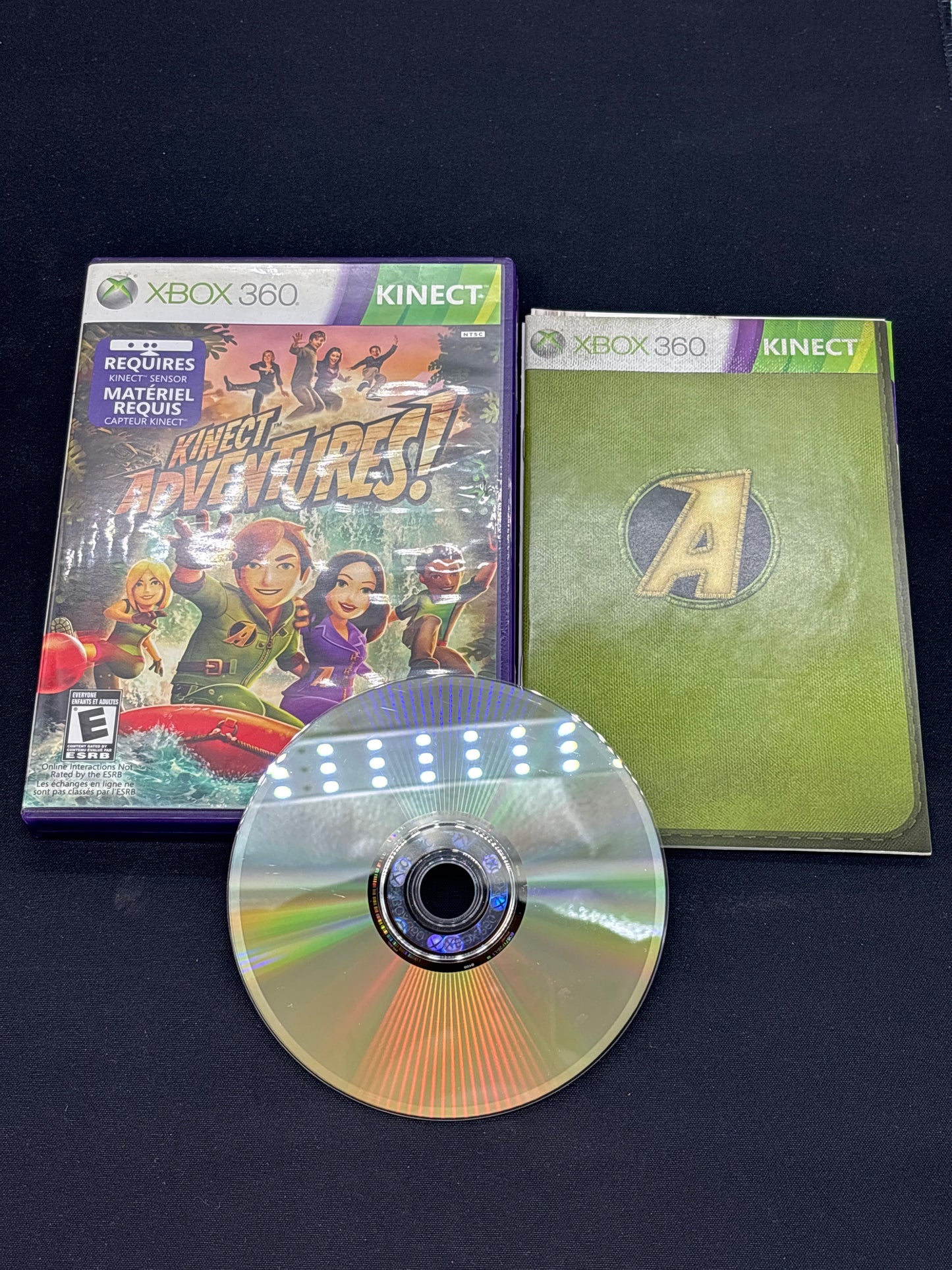 Auction Lot 46: Kinect Adventures XBOX 360 Video Game CIB