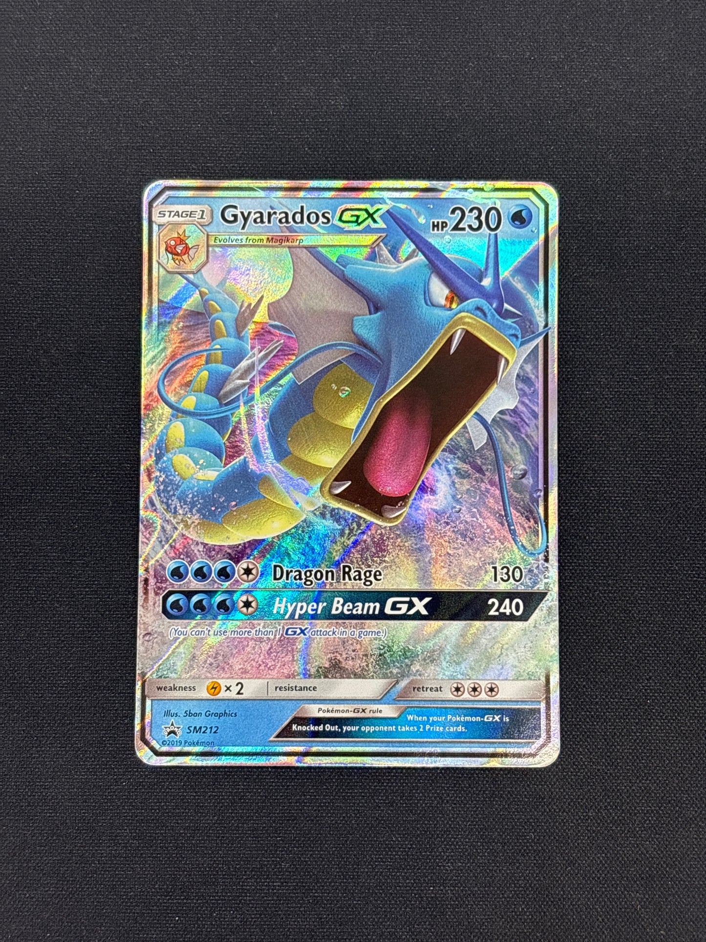 Auction Lot 223: Gyarados GX Full Art Card Conditions Vary