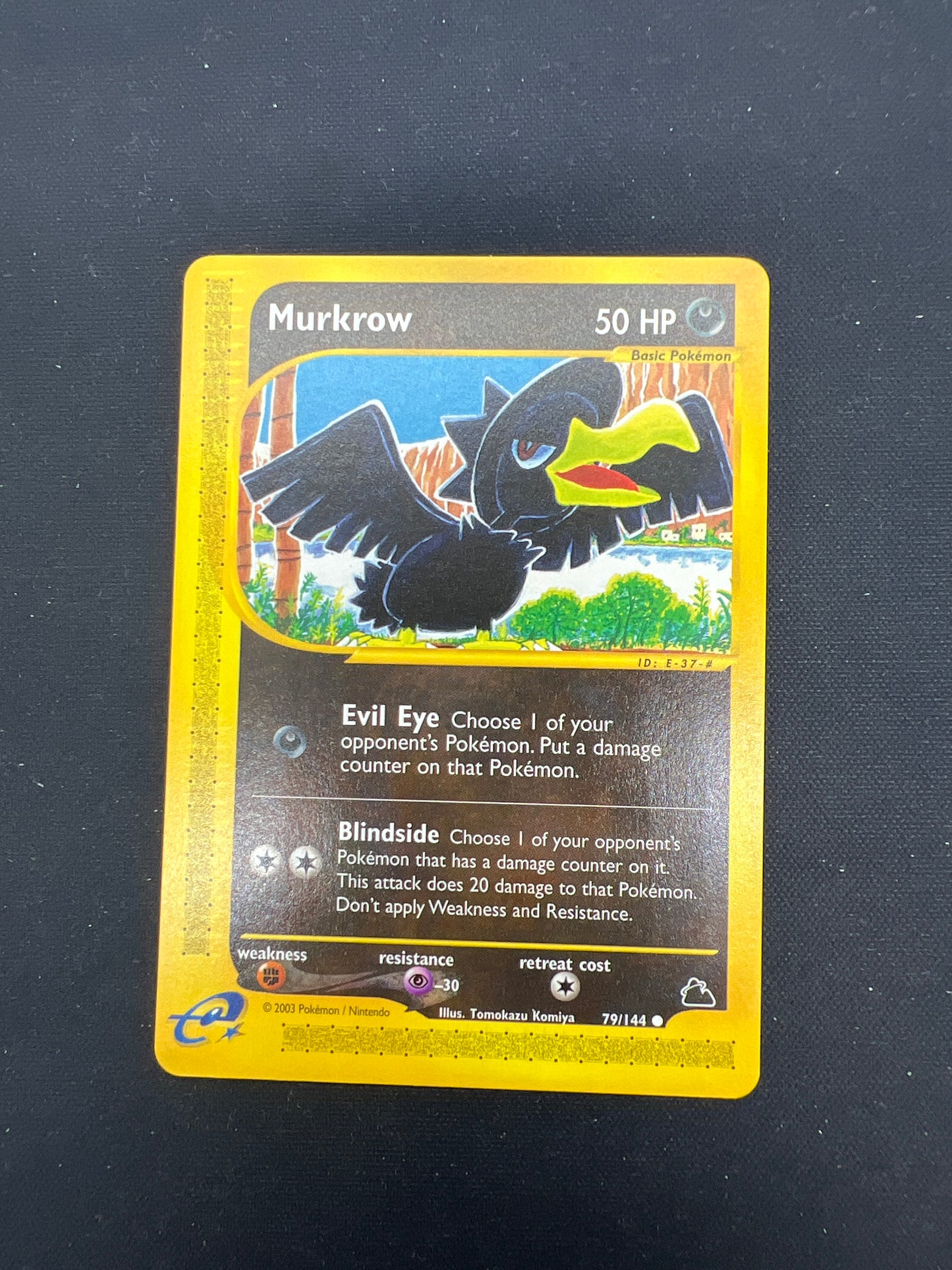 Auction Lot 161: Pokemon Cards Murkrow WOTC Skyridge Condition Vary