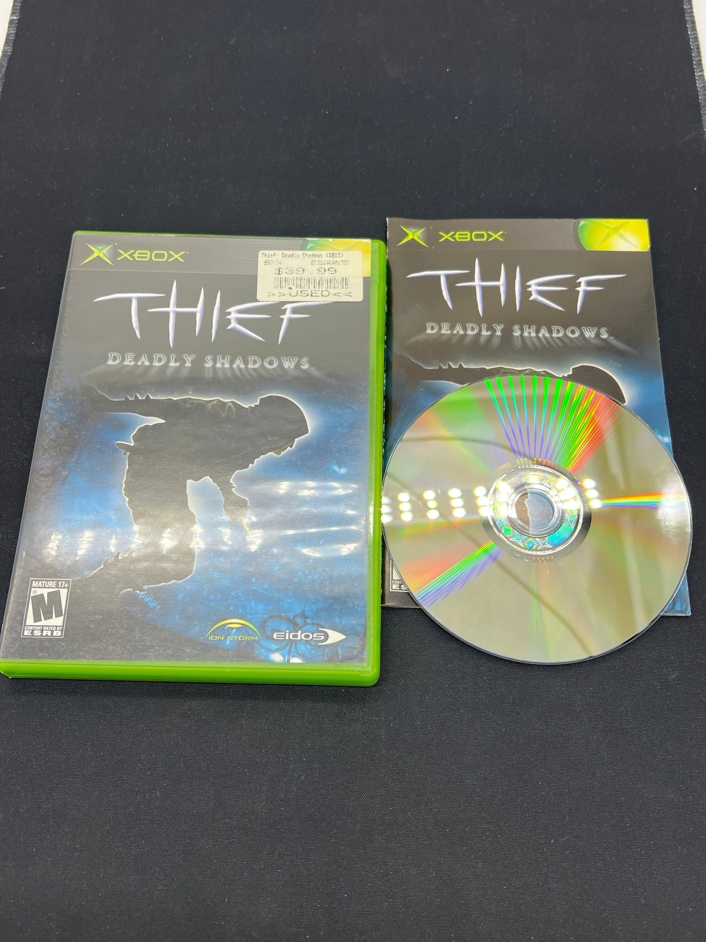 Auction Lot 182: XBOX Video Game Thief Deadly Shadows CIB