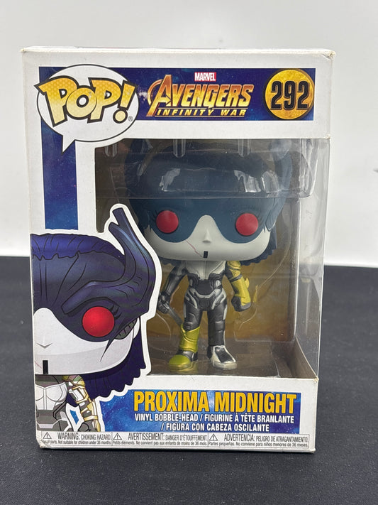 Auction Lot 106: POP Funko Proxima Midnight Avengers 292 Figure
