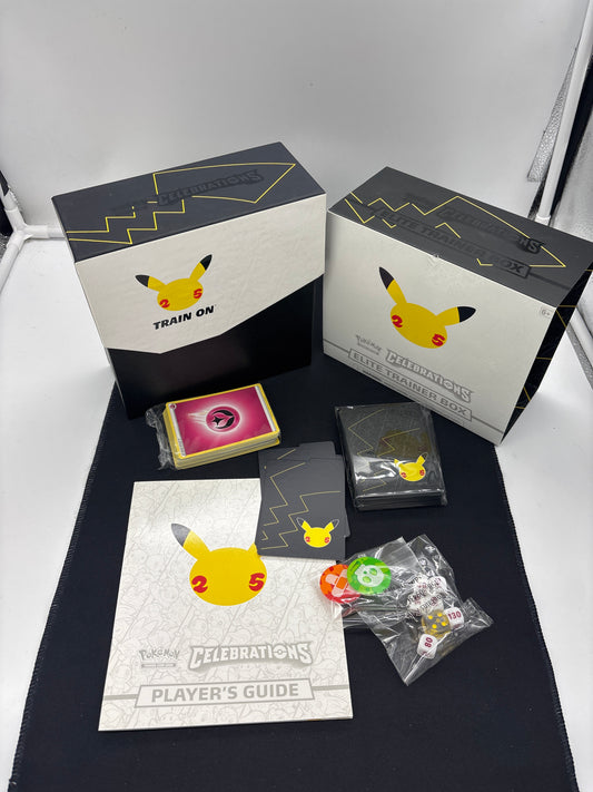 Auction Lot 103: Pokemon Celebrations ETB Empty With Contents