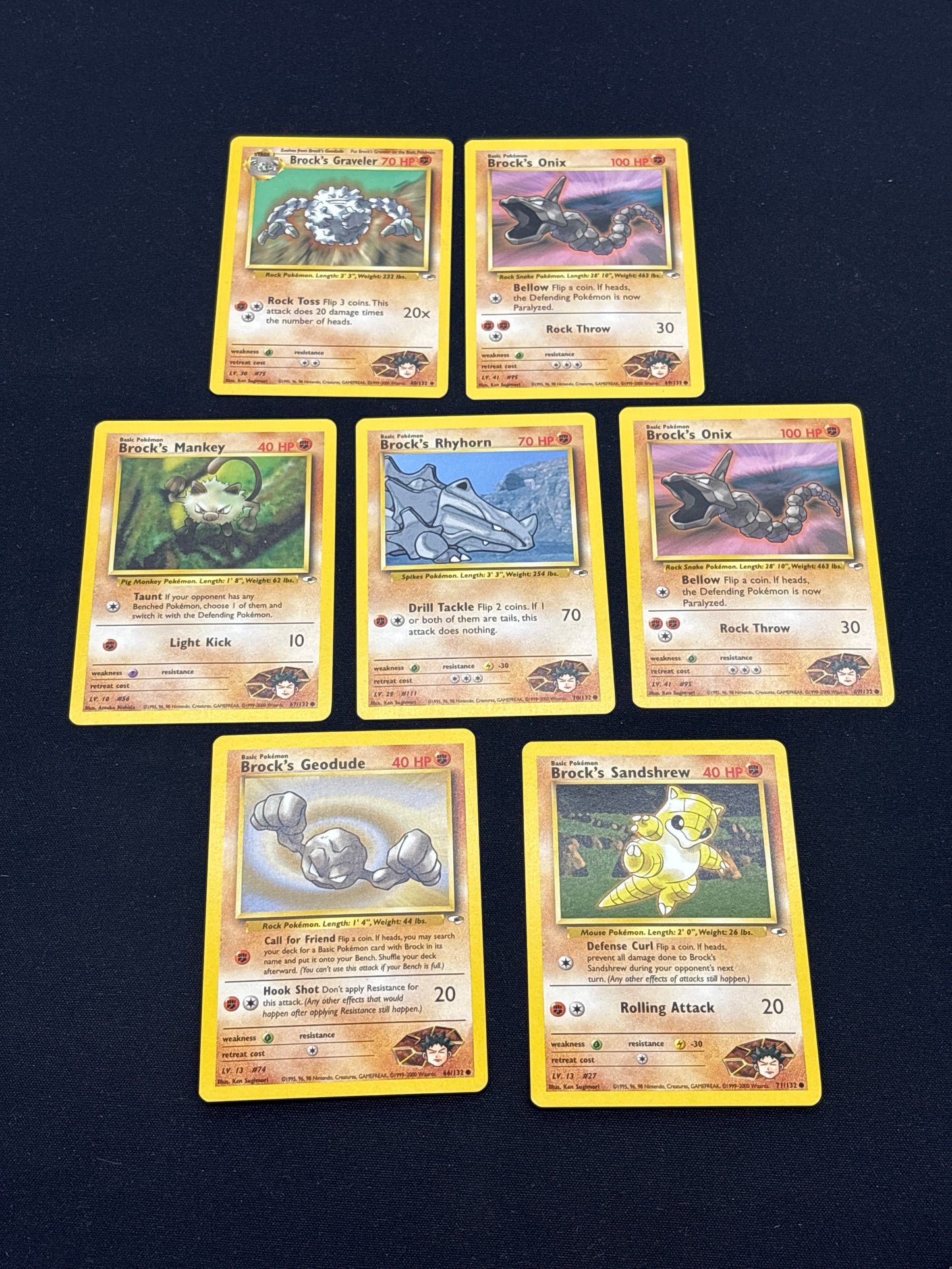 Auction Lot 128: Pokemon Cards Assorted Brocks Pokemon Commons Uncommons Conditions Vary
