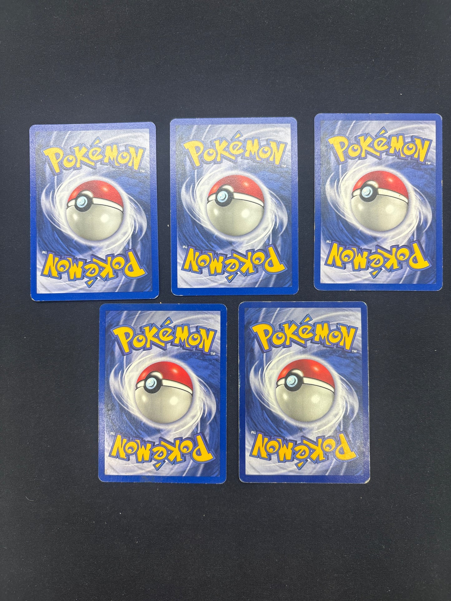 Auction Lot 53: Pokemon Cards Lot of 5 Shadowless Base Set Conditions Vary