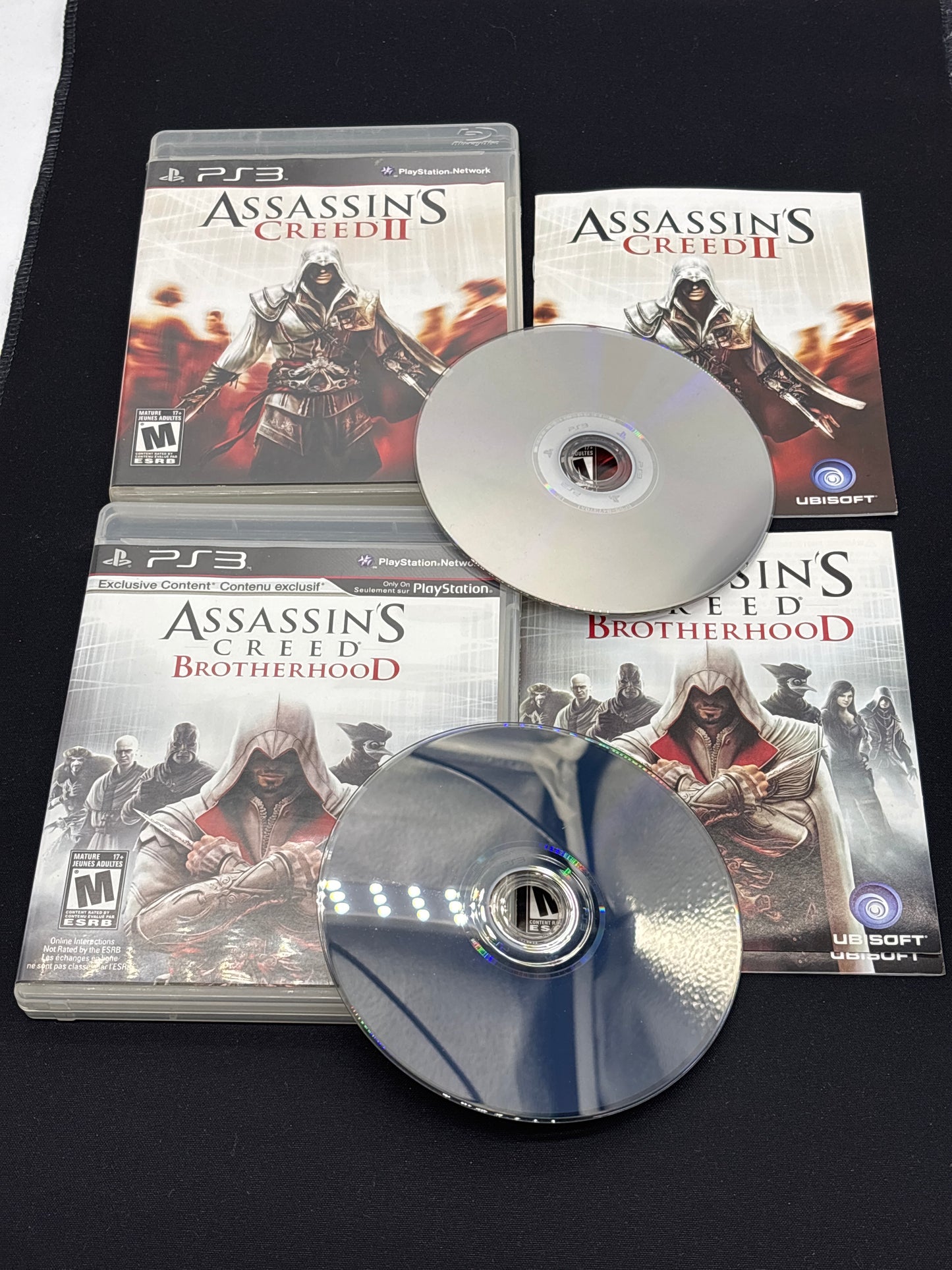 Auction Lot 33: PlayStation 3 Video Game Lot of 2 Assassins Creed Titles CIB