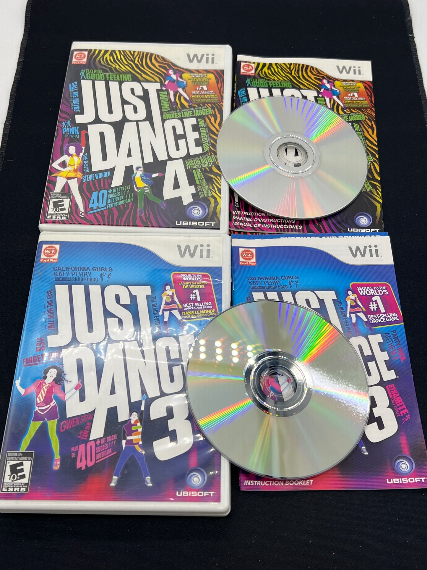 Auction Lot 108: Nintendo Wii Video Game Just Dance Lot CIB