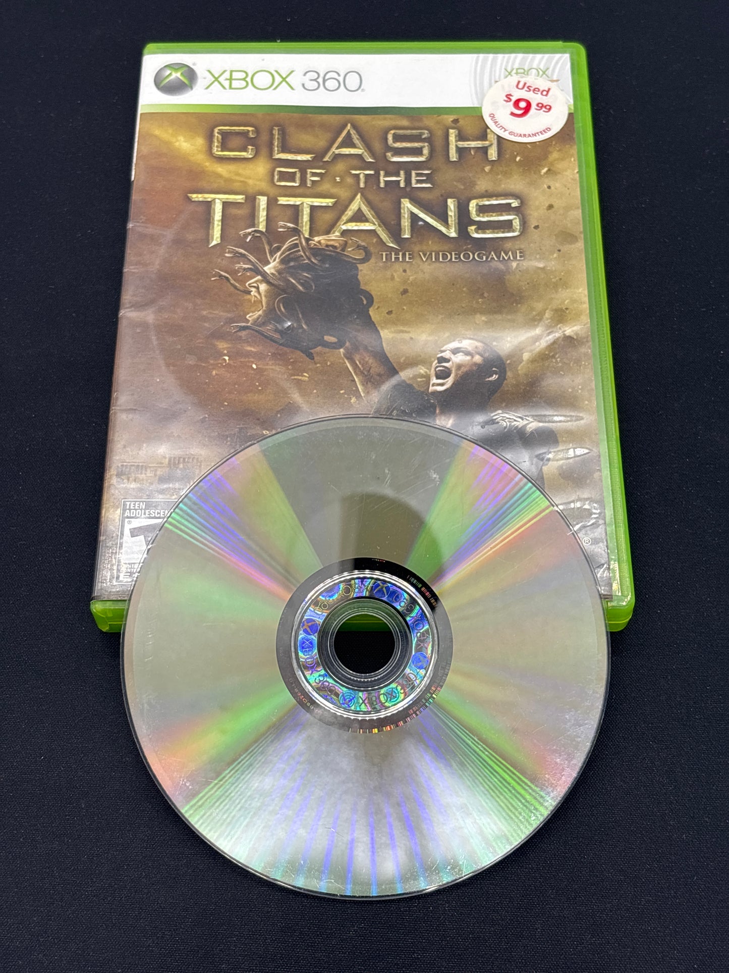 Auction Lot 121: XBOX 360 Clash of the Titans Video Game