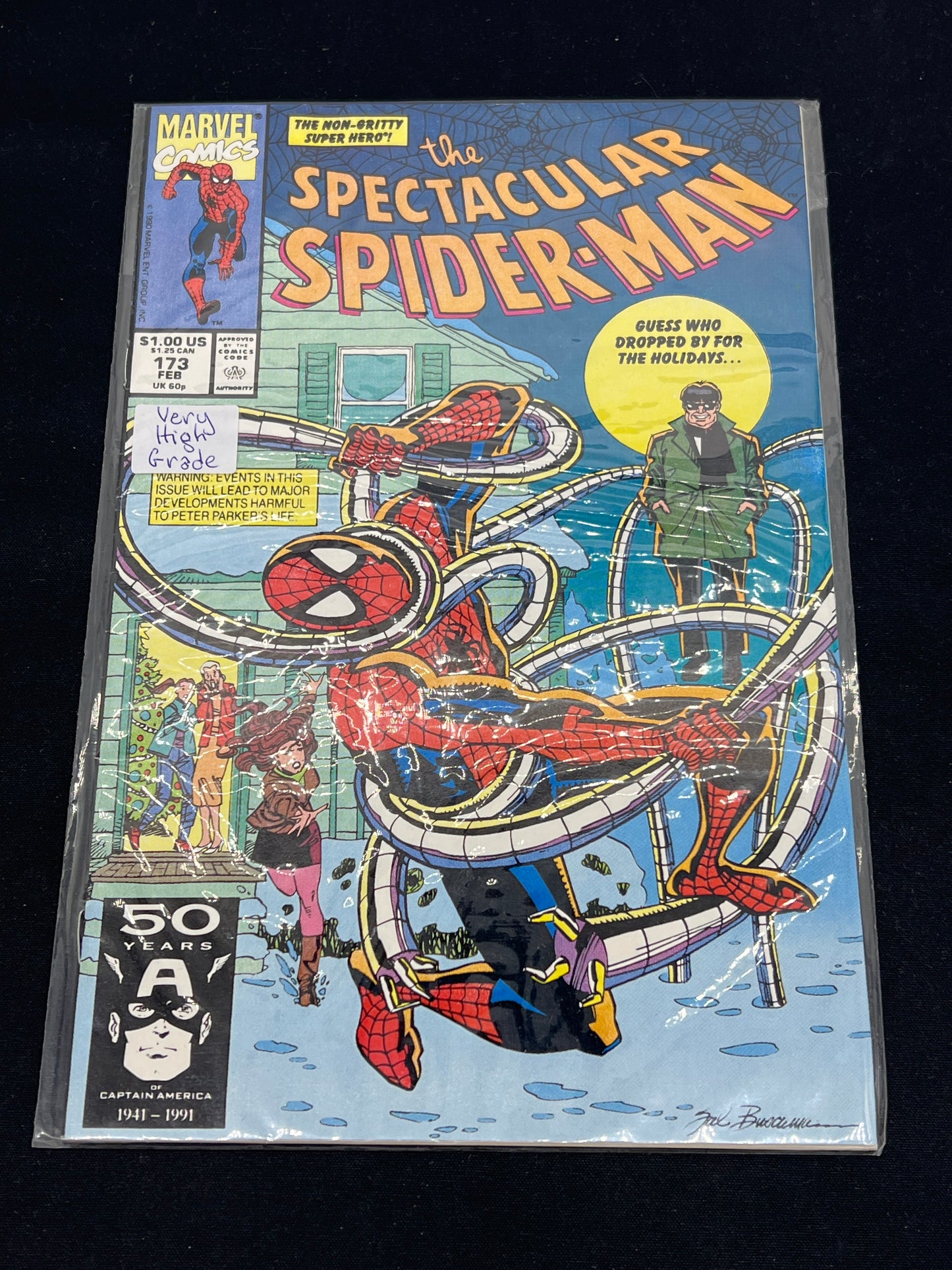 Auction Lot 293: Marvel Comic The Spectacular Spider-Man Issue 173