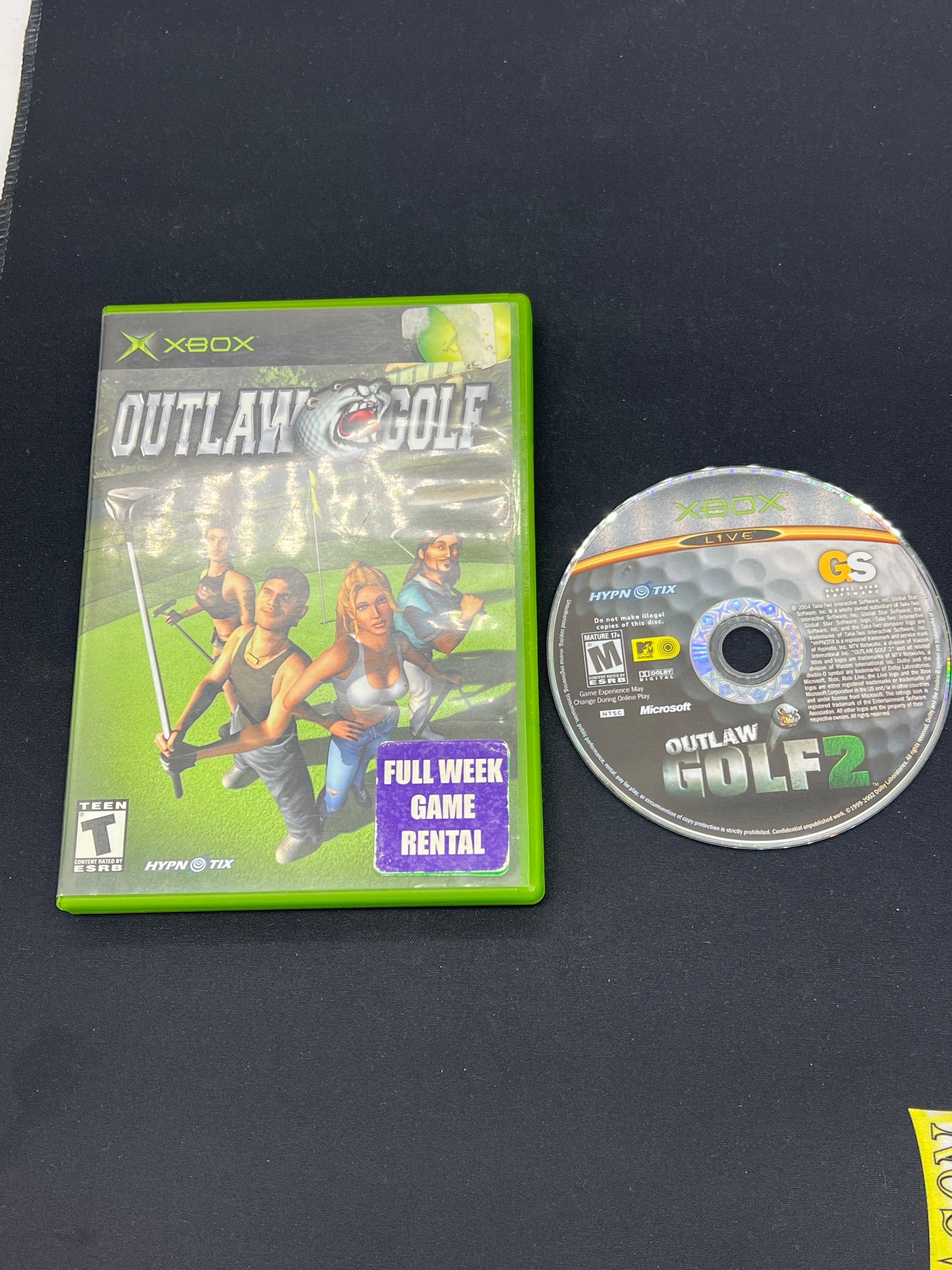 Auction Lot 146: XBOX Outlaw Golf 2 Disc & Case