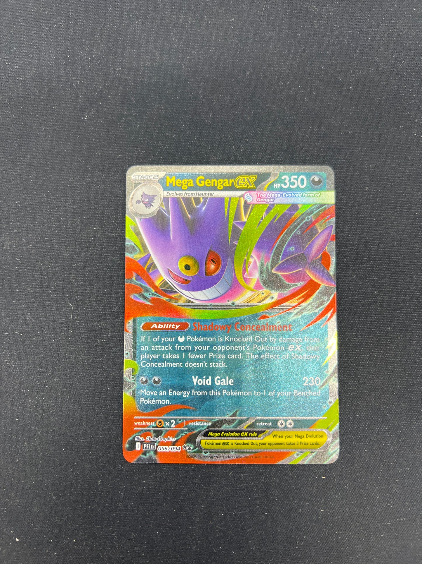 Auction Lot 330: Pokemon Cards Mega Gengar EX Phantasmal Flames Condition Vary