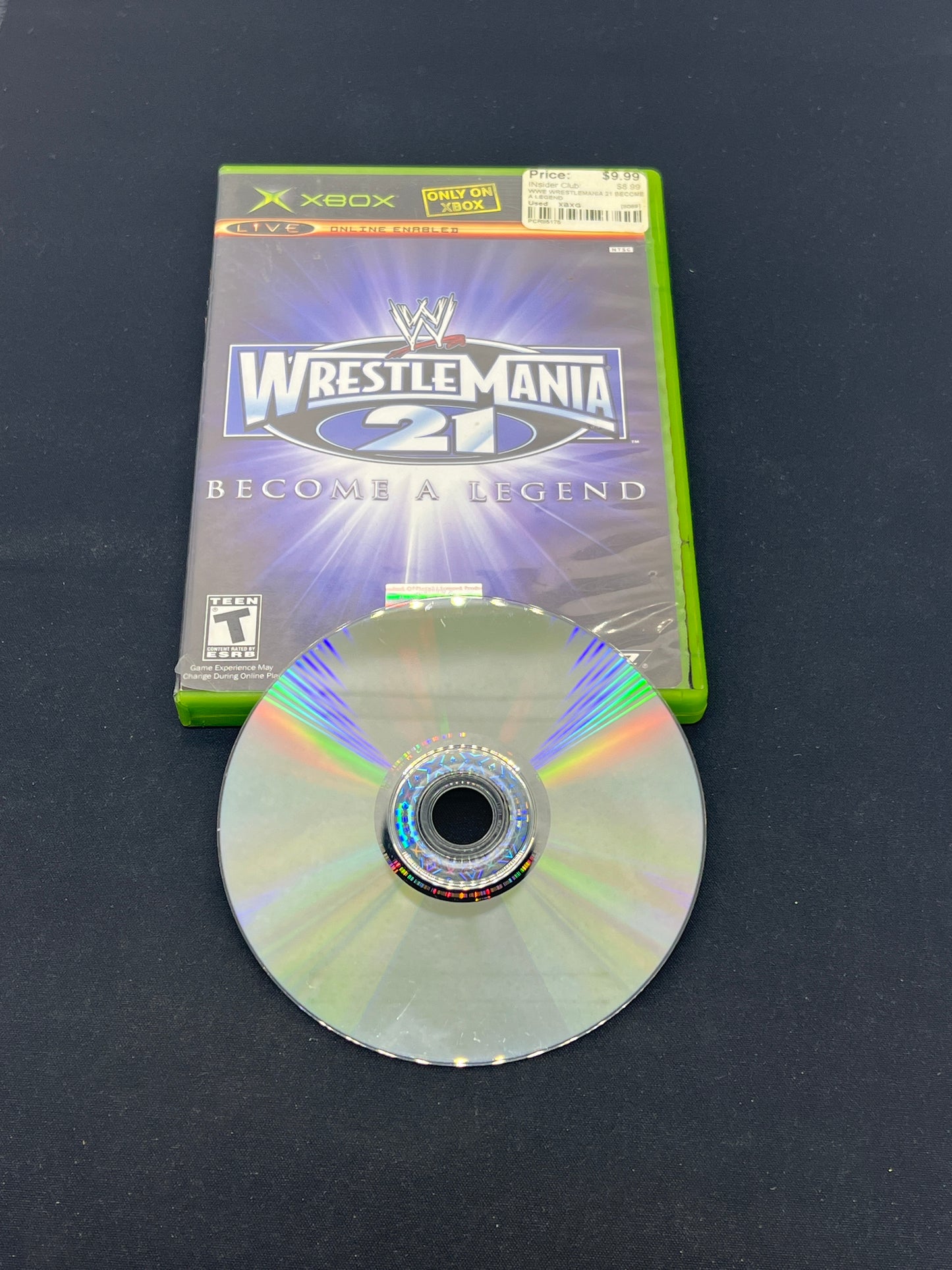 Auction Lot 276: XBOX Video Game Wrestlemania 21 Become A Legend
