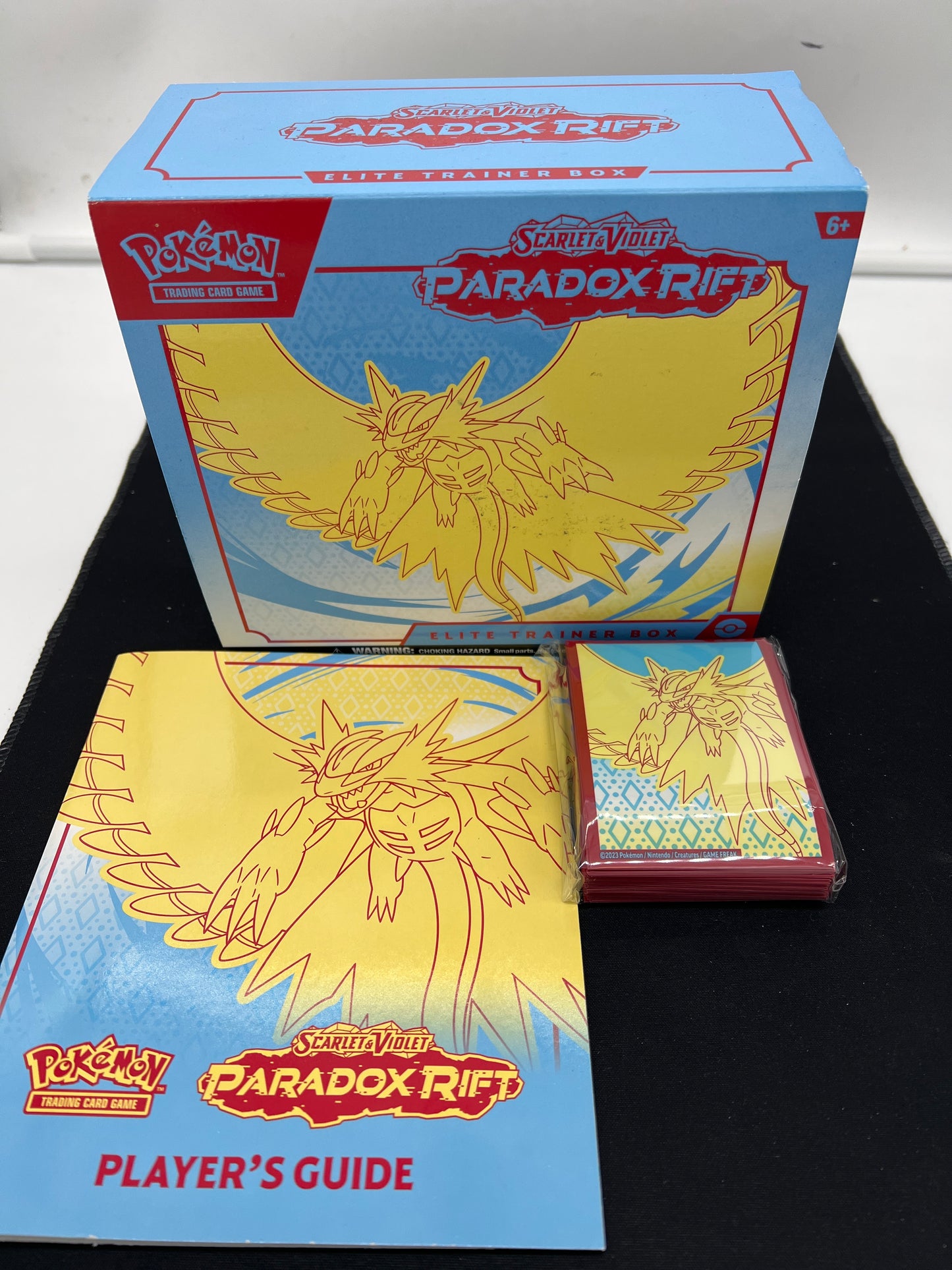 Auction Lot 207: Pokemon SV Paradox Rift EMPTY ETB With Accessories