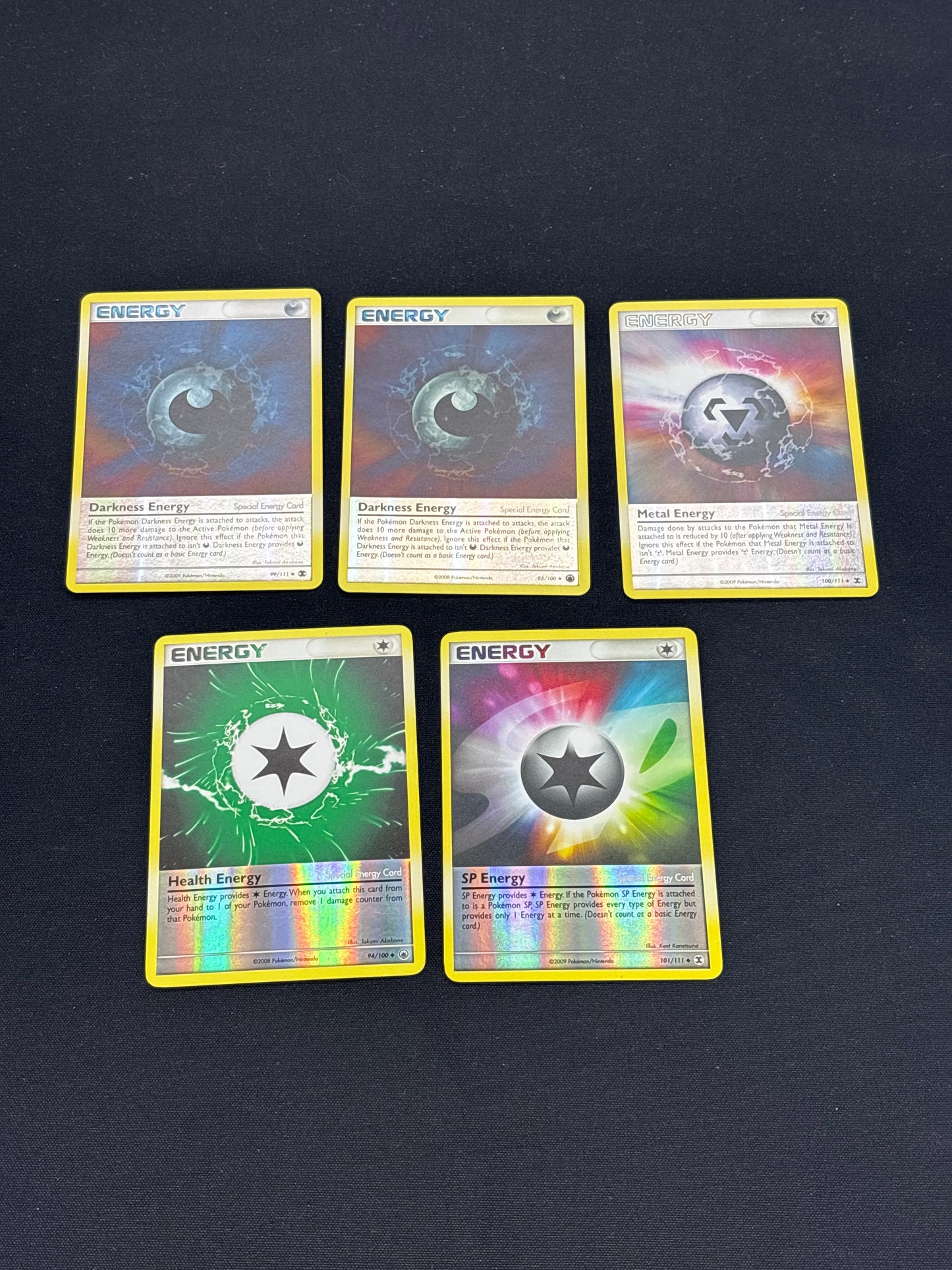 Auction Lot 46: Pokemon Mid Era Reverse Holo Energy Card Lot Conditions Vary