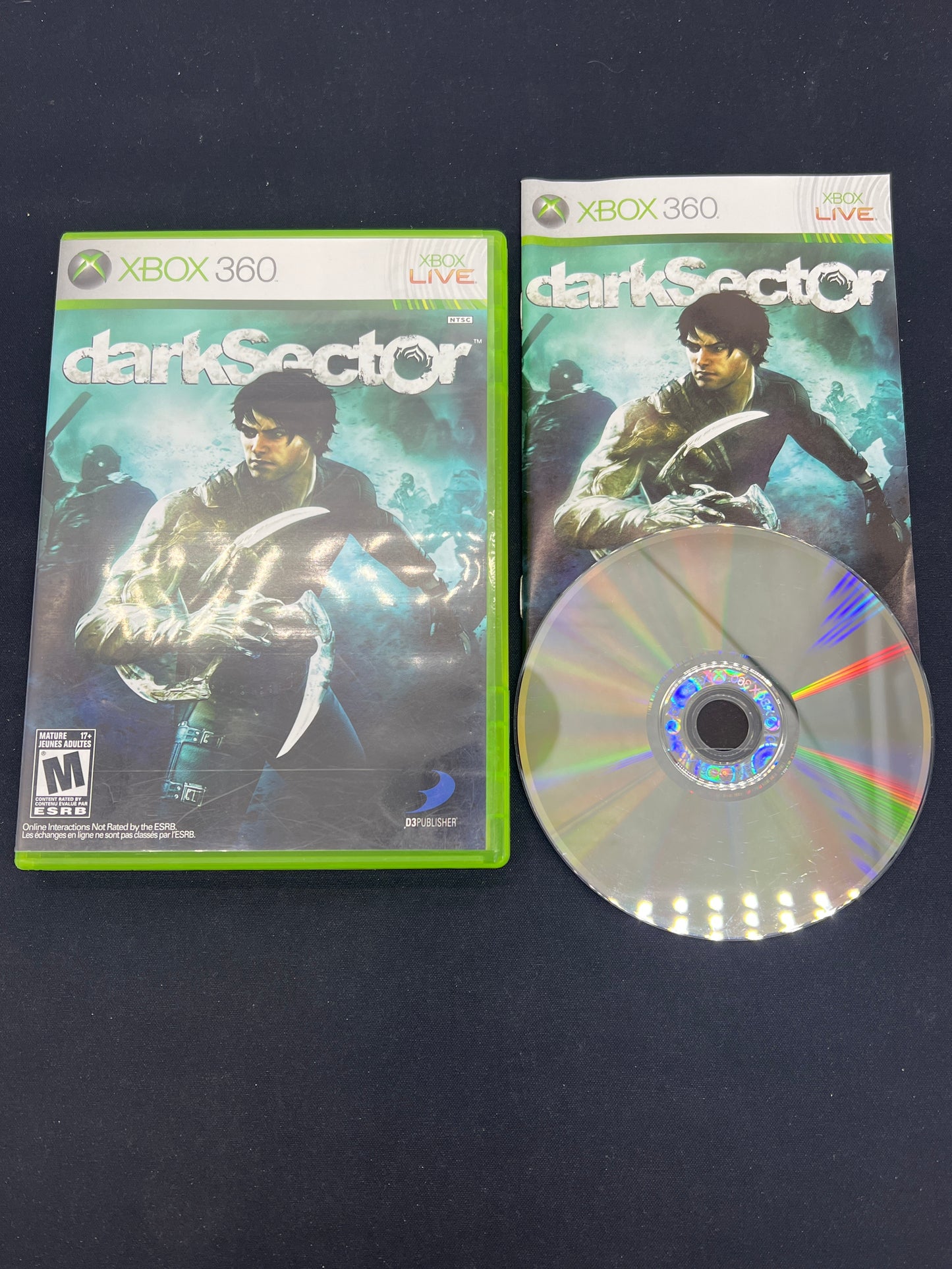 Auction Lot 122: XBOX 360 Video Game Dark Sector CIB